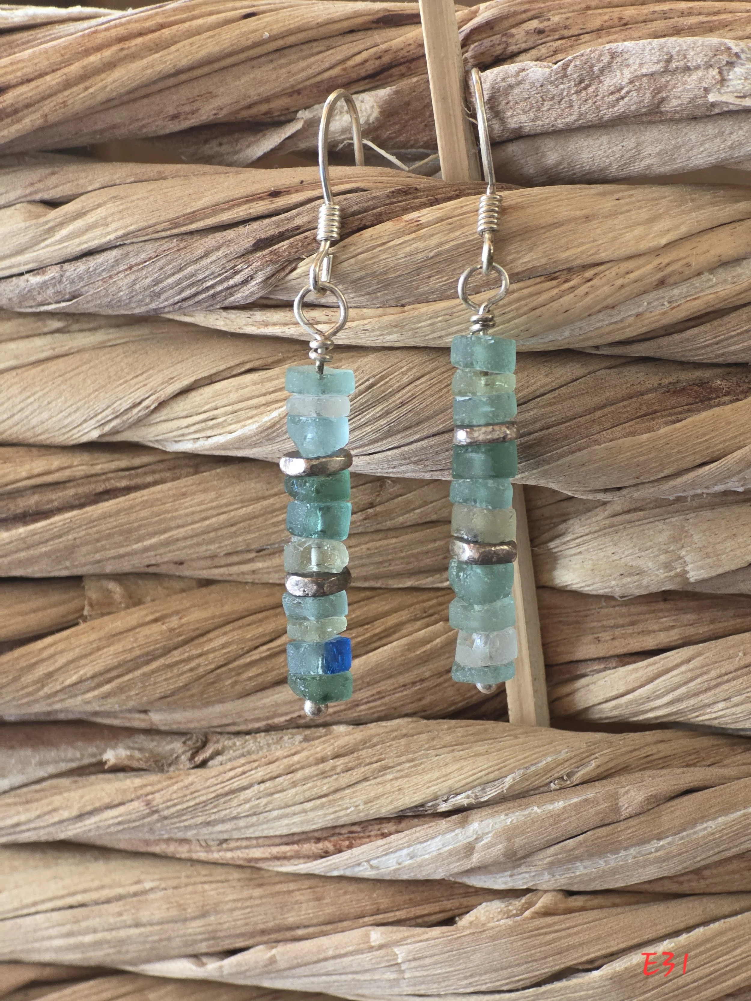 Roman Glass Earrings