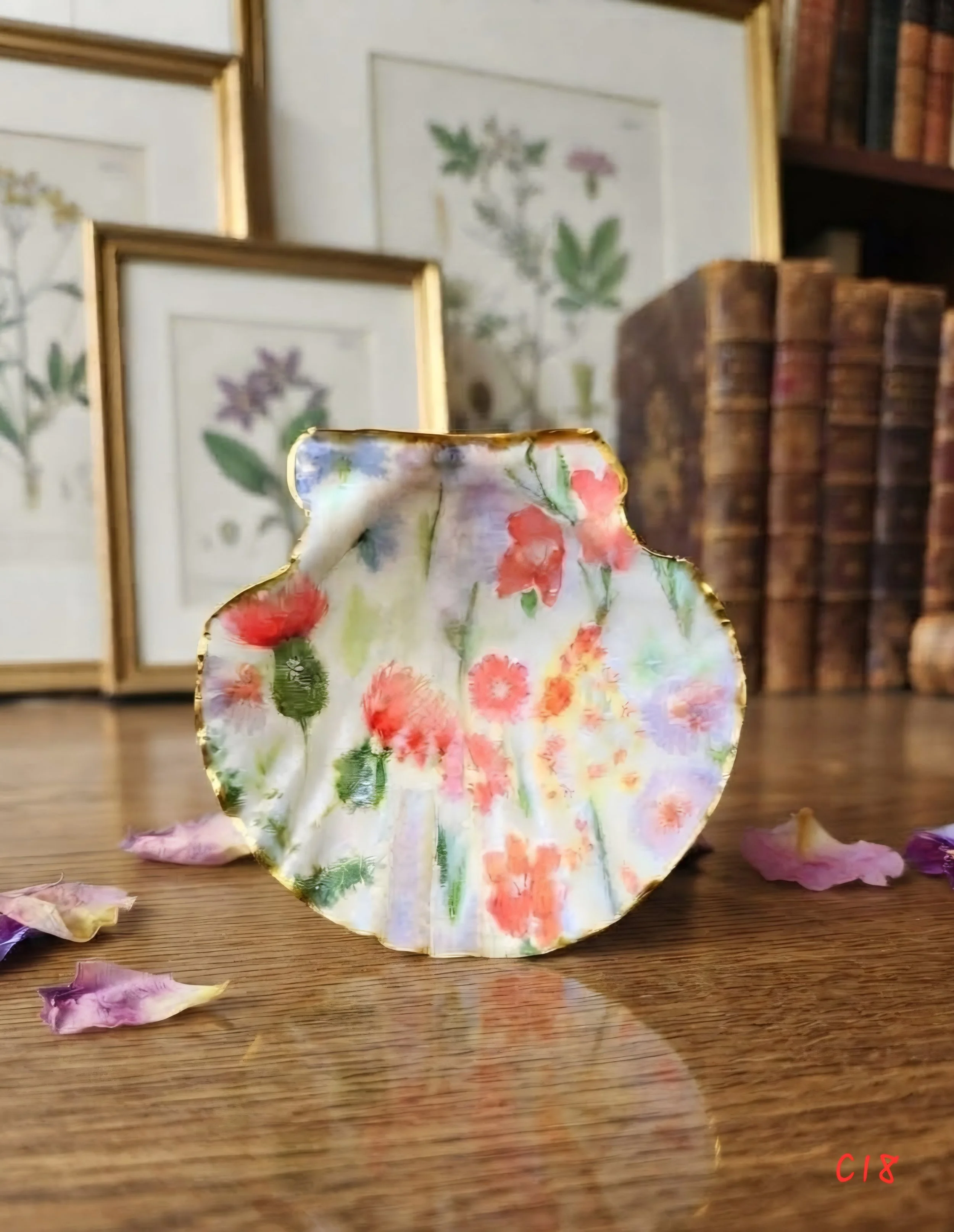 Floral Meadow Trinket Dish