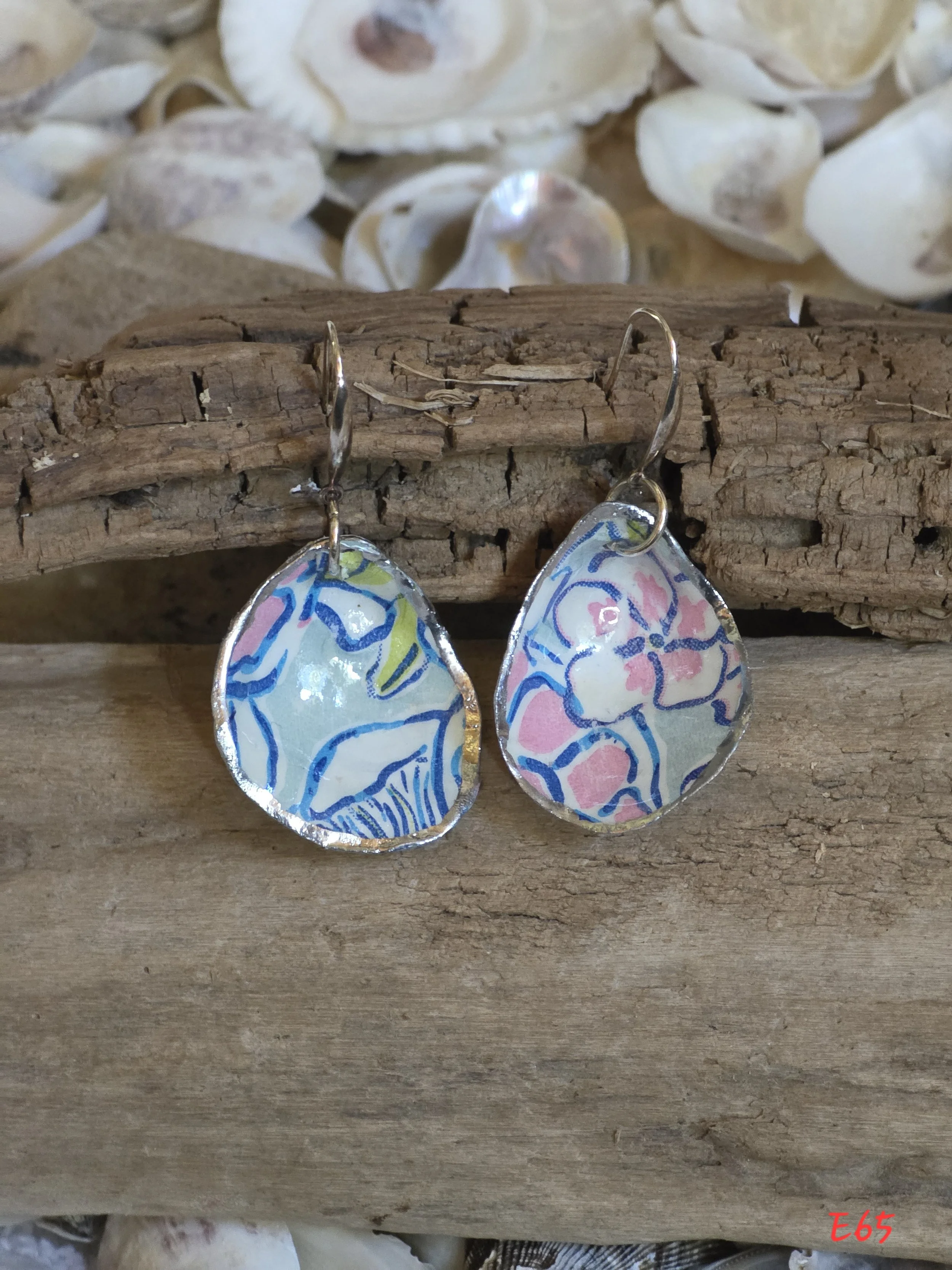 Lilly P Oyster Shell Earrings
