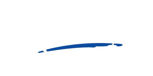 Radisson logo with white text and a blue underline on a black background.