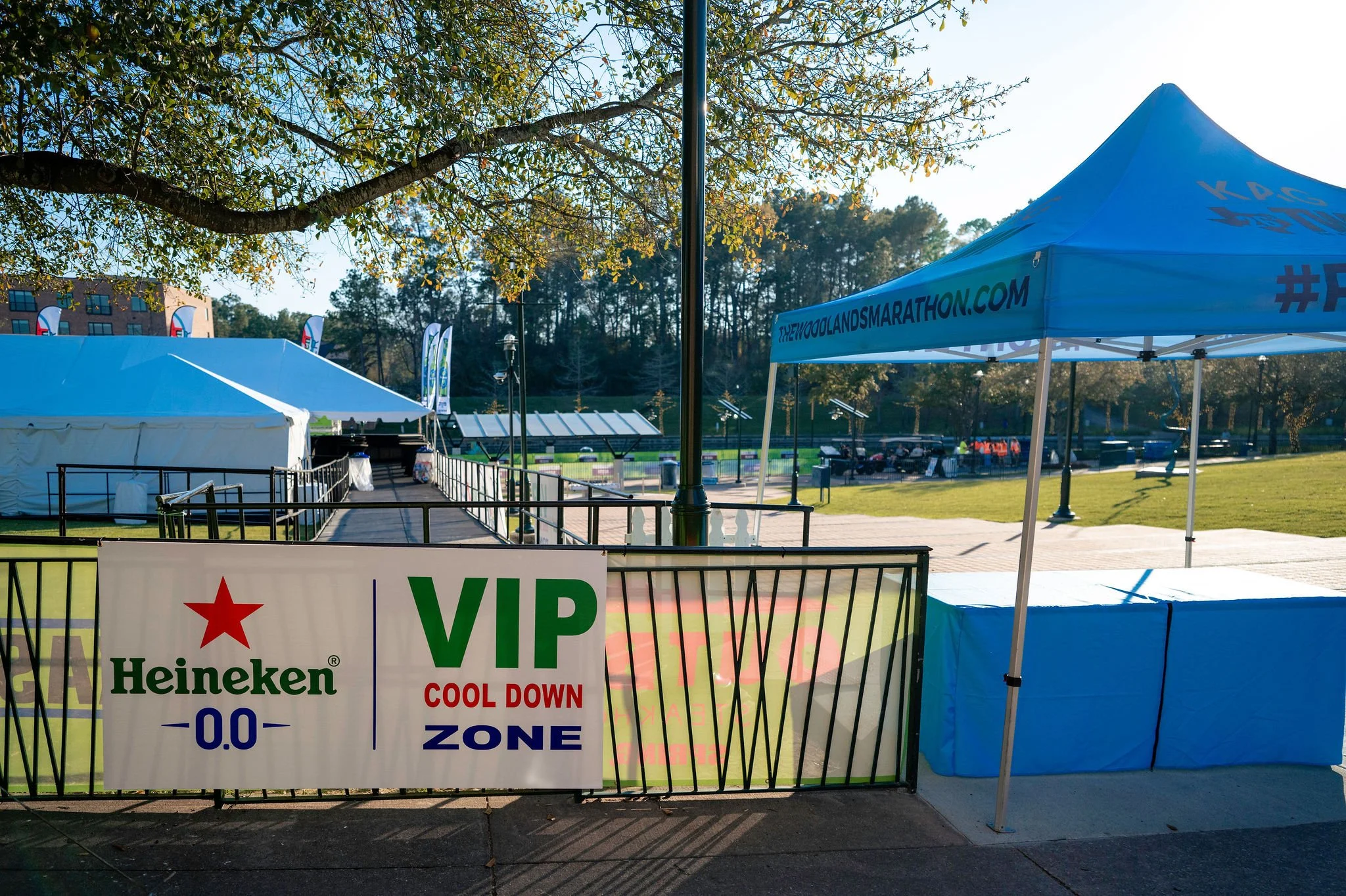 Heineken Silver VIP hospitality tent