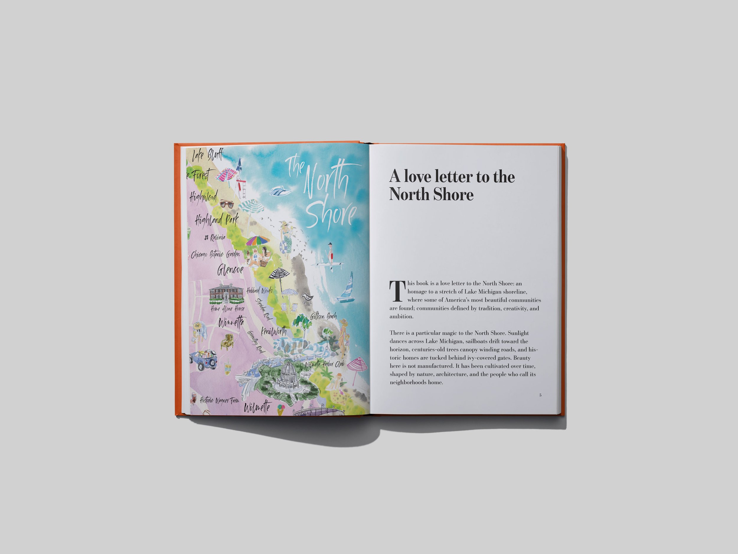 The North Shore Book Interior Spread