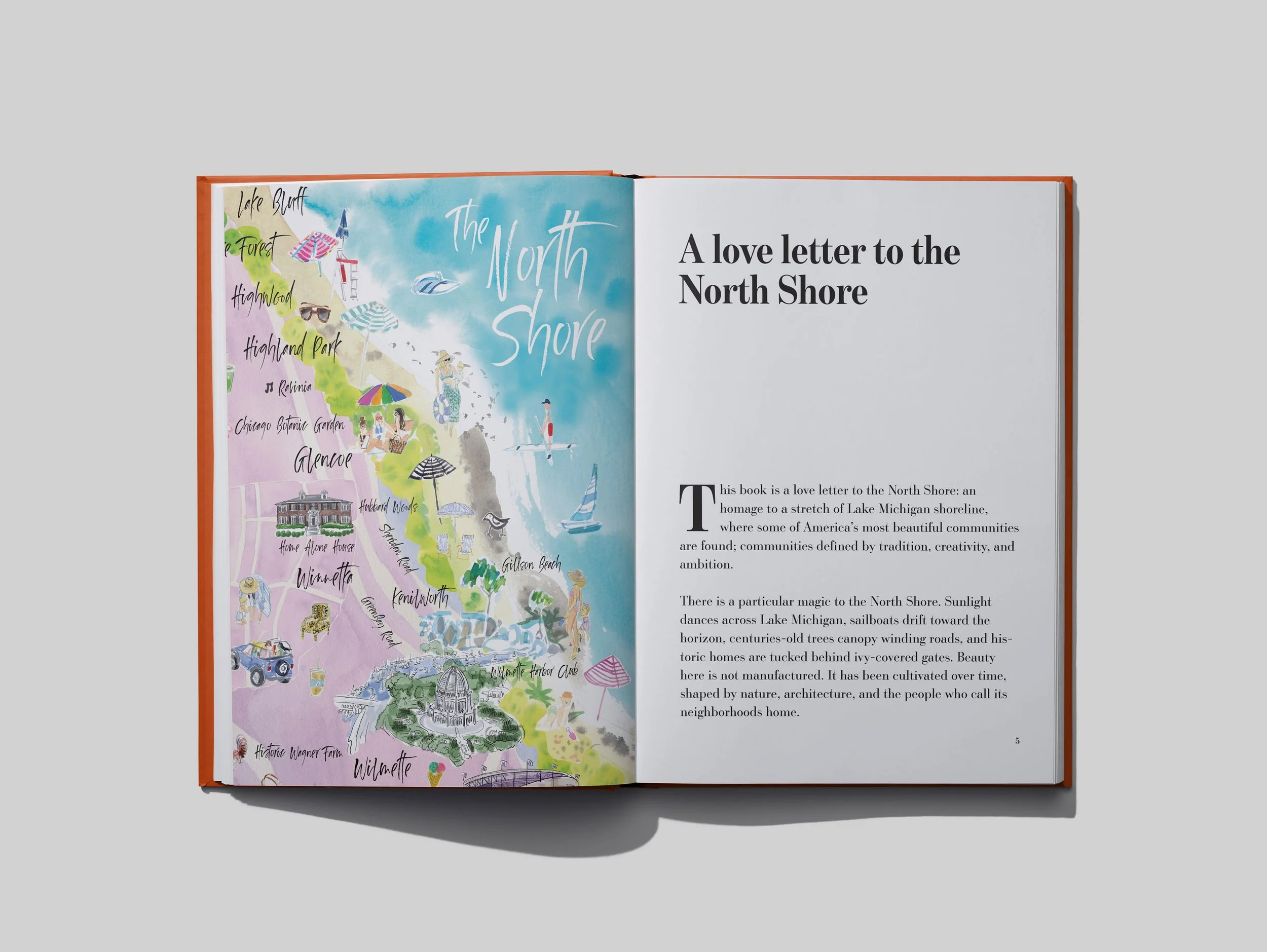 The North Shore Book Interior Spread