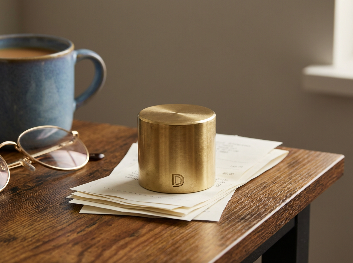 Brass Receipt Weight