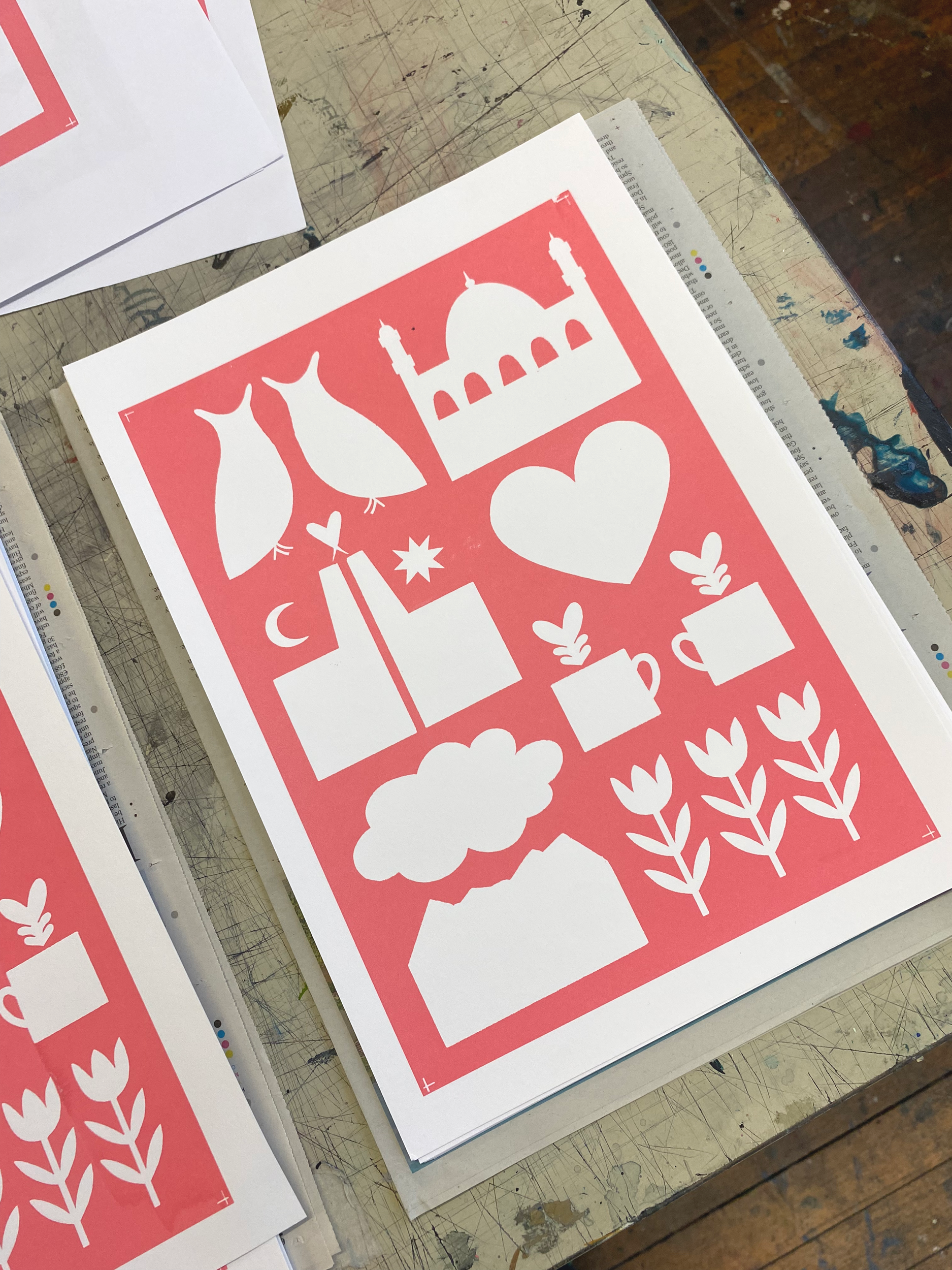 First Layer Screenprint