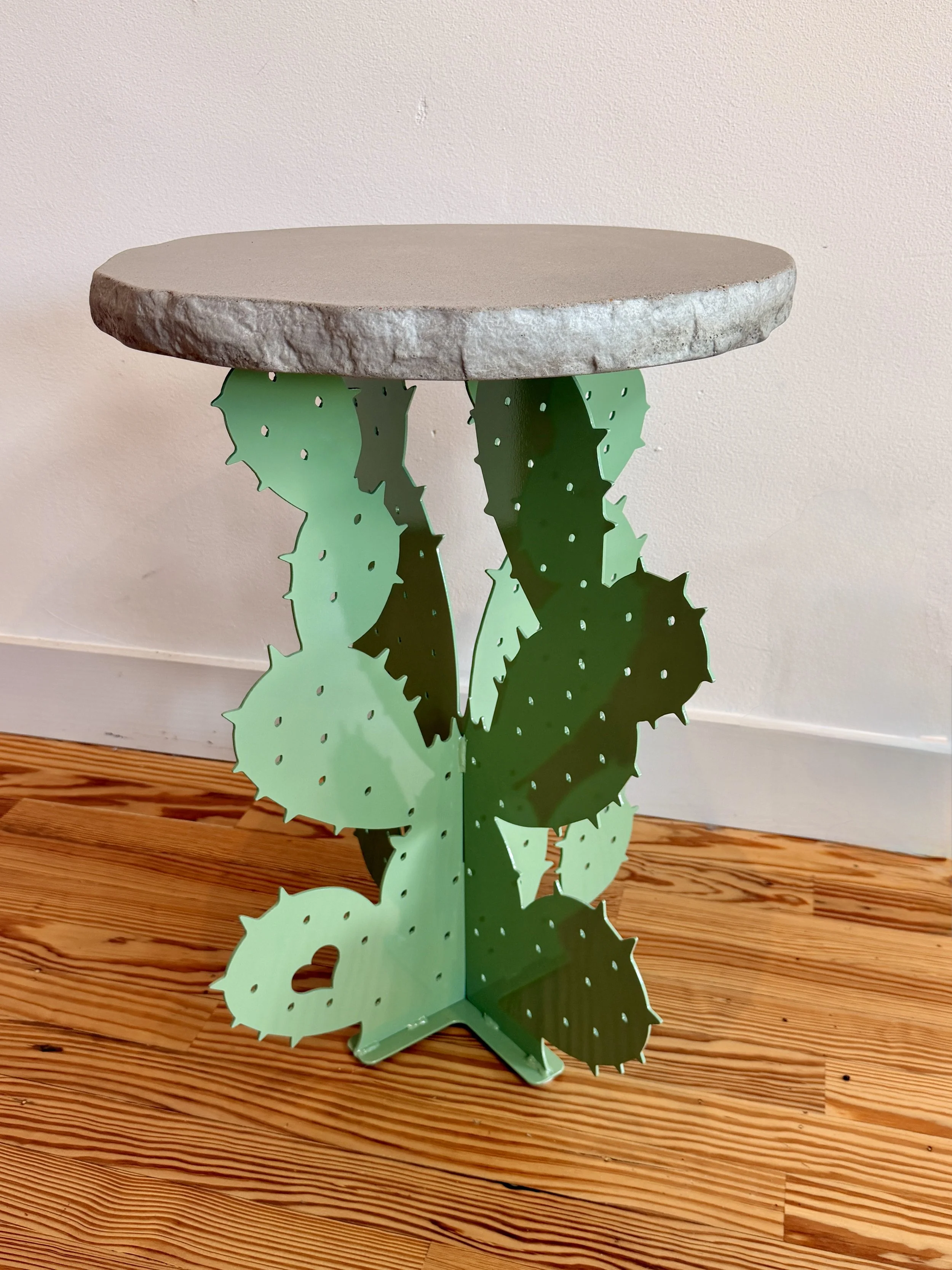 Hand Made Table- Steel & Concrete