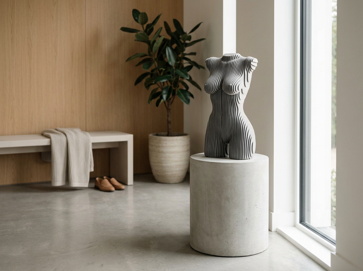 "Pieces of Us" Female Torso Bust Sculpture
