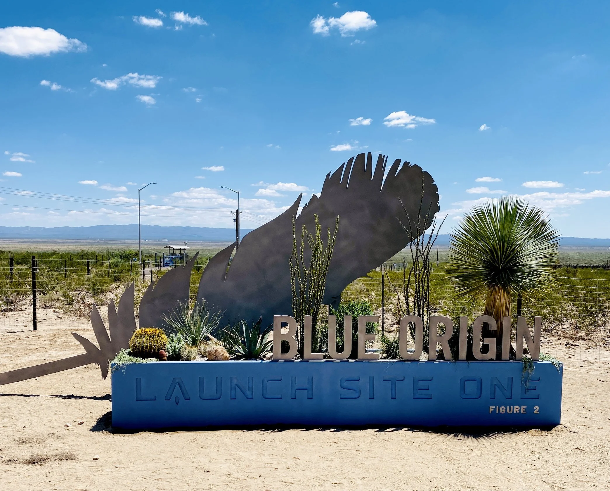Blue Origin Space company entrance