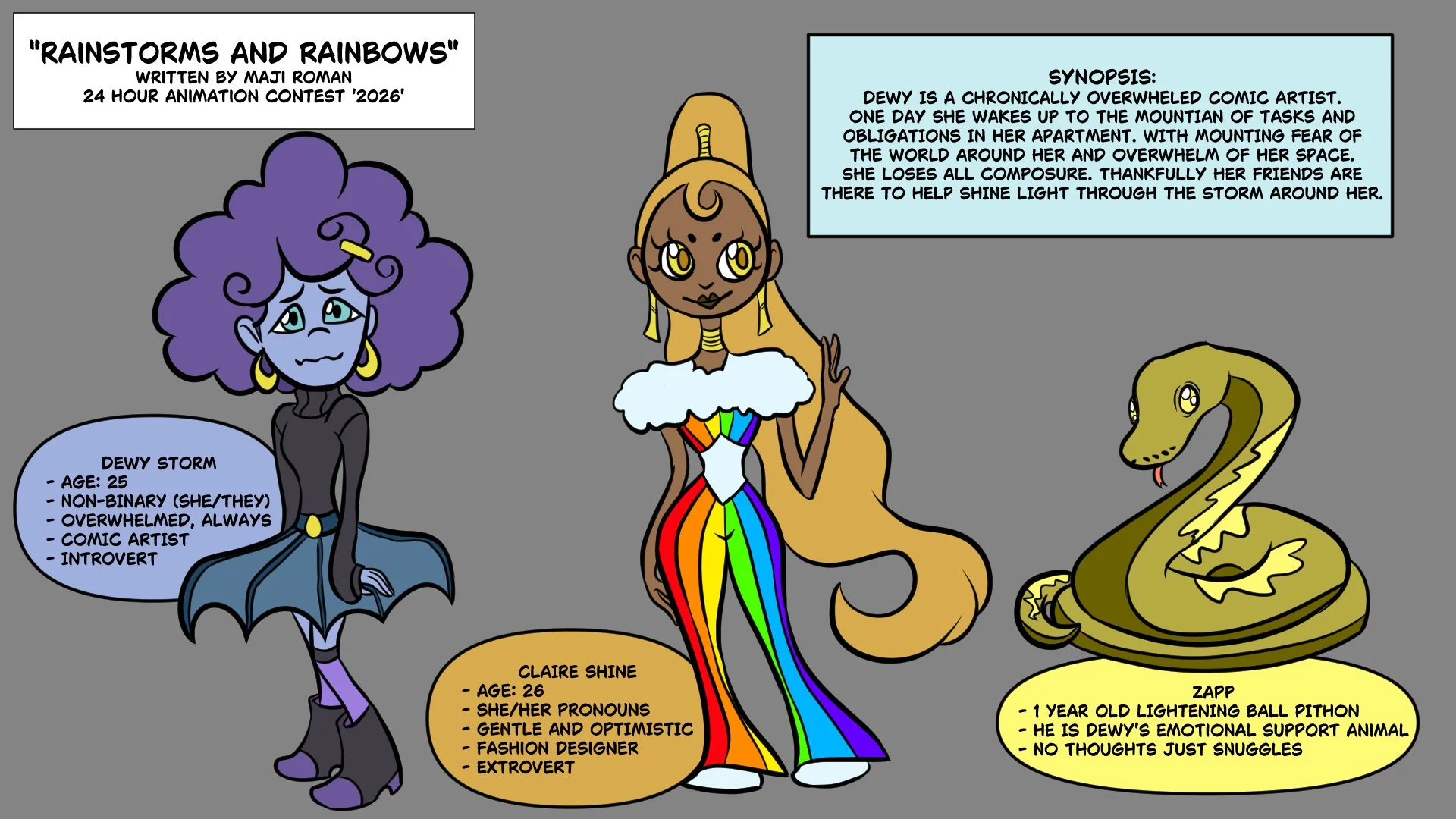 Rainstorms and Rainbows-Storyboard