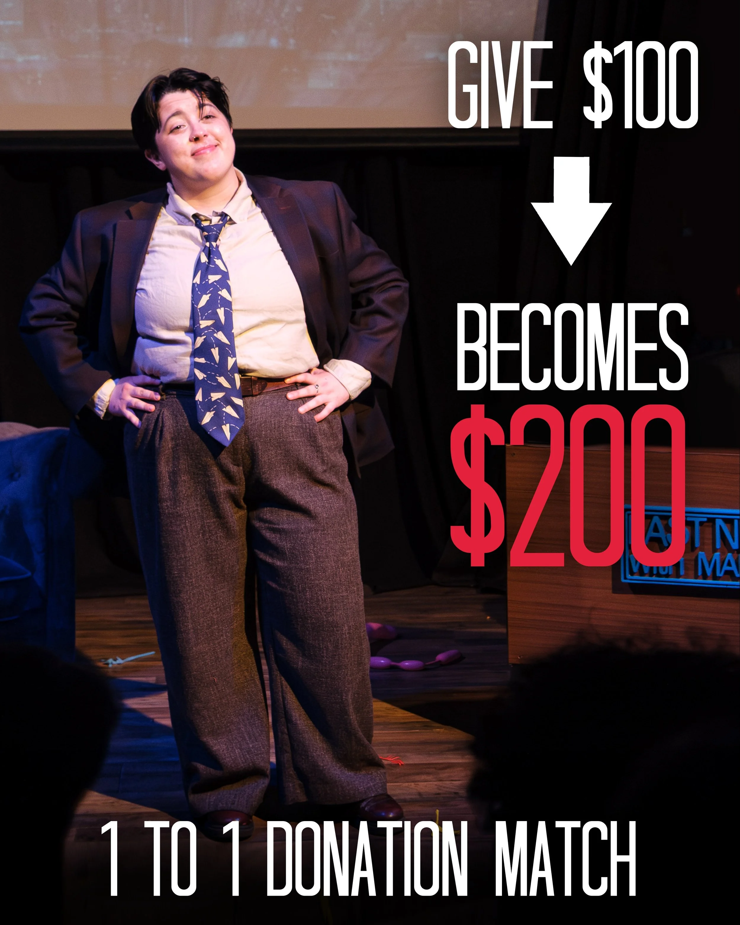 Your donation just got twice as powerful!

For a limited time, every donation to Four Letter Word will be matched 1:1 by a generous sponsor (up to $3,000 total).

That means:
-> $50 becomes $100
-> $100 becomes $200
-> $500 becomes $1,000

S