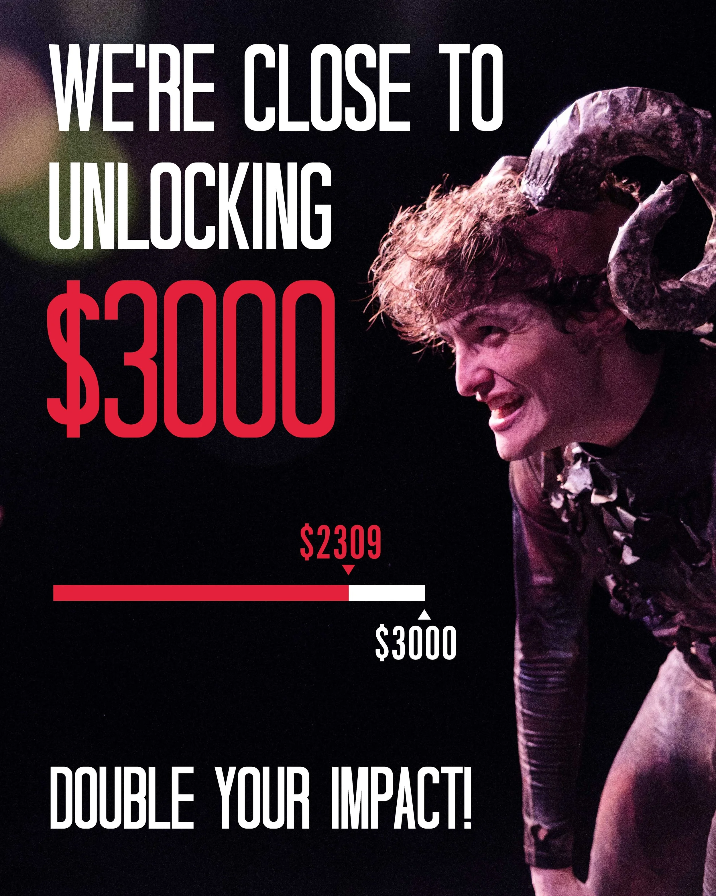 We're only $700 away from unlocking an additional $3000 from a generous donor!

A sponsor has agreed to MATCH gifts to Four Letter Word up to $3000 total, and we're so close to maximizing their contribution. Donate today and help us cross the finish 