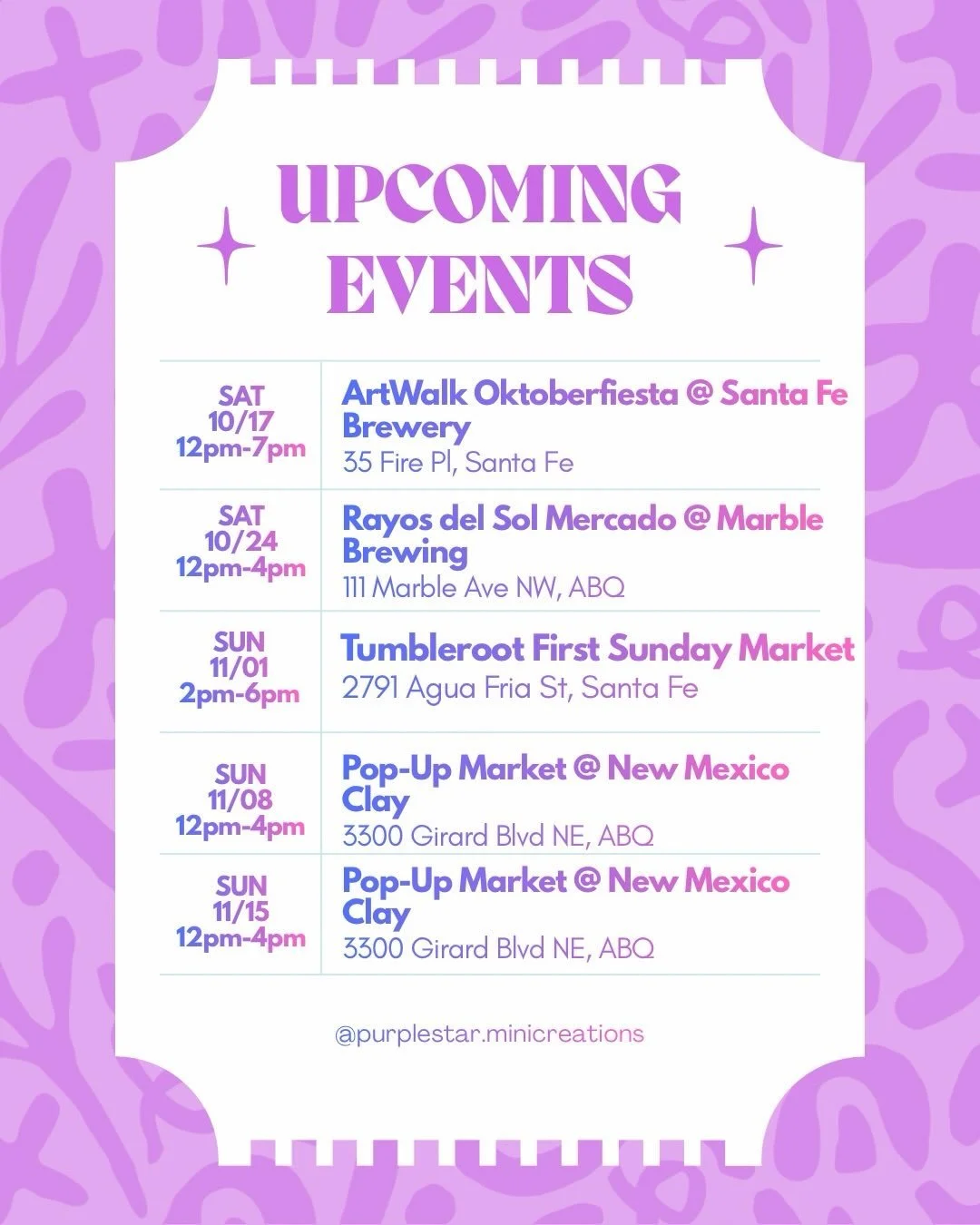 Tomorrow at @santafebrewing @artwalksantafe are hosting their annual Oktoberfiesta benefiting @sfanimalshelter and we will be there with activities for the whole family! 
Come out, support over 40 local artist like @alitasmexicancurios @itslauradoodl