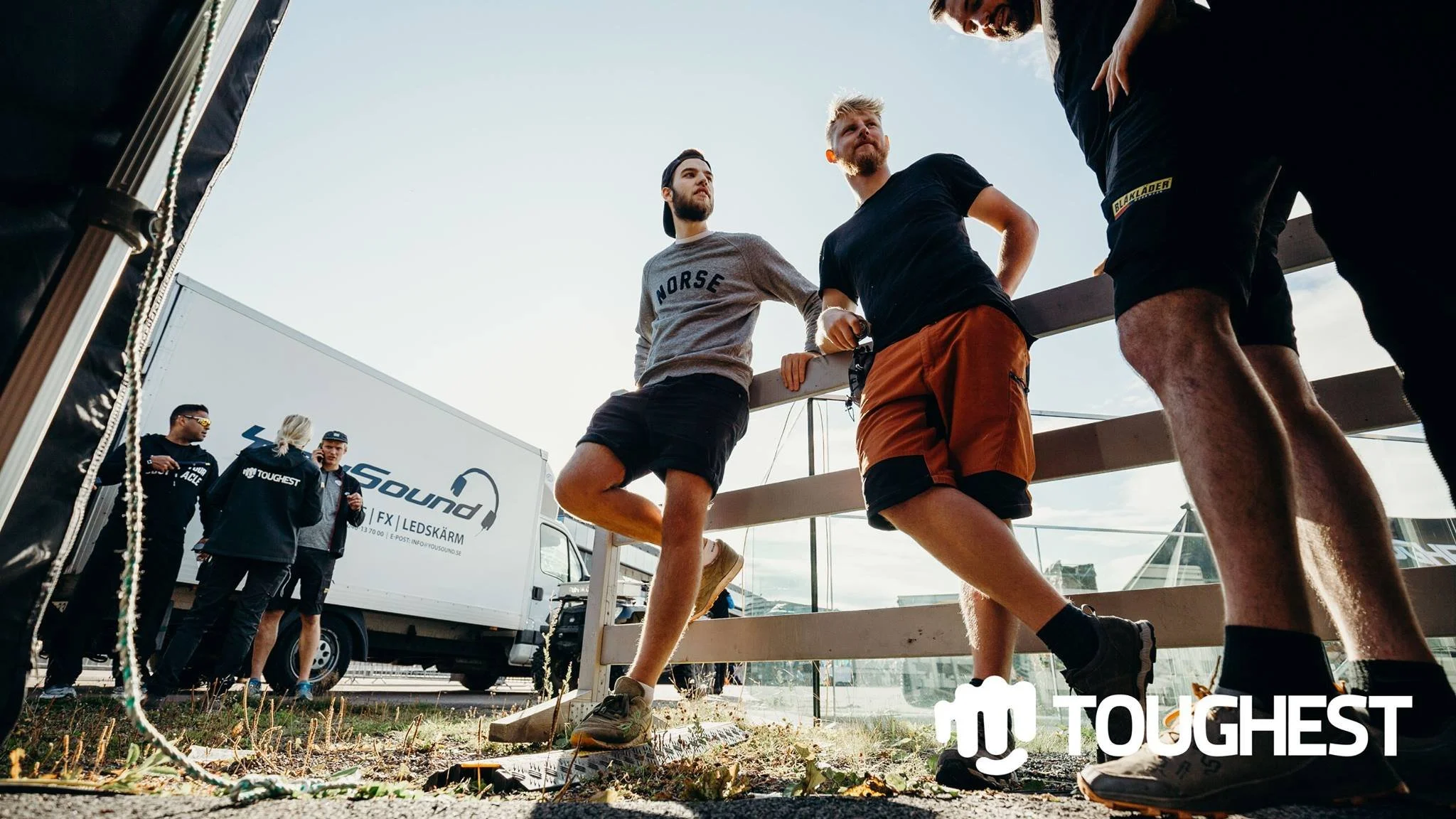 Behind the scenes at a Toughest obstacle course event