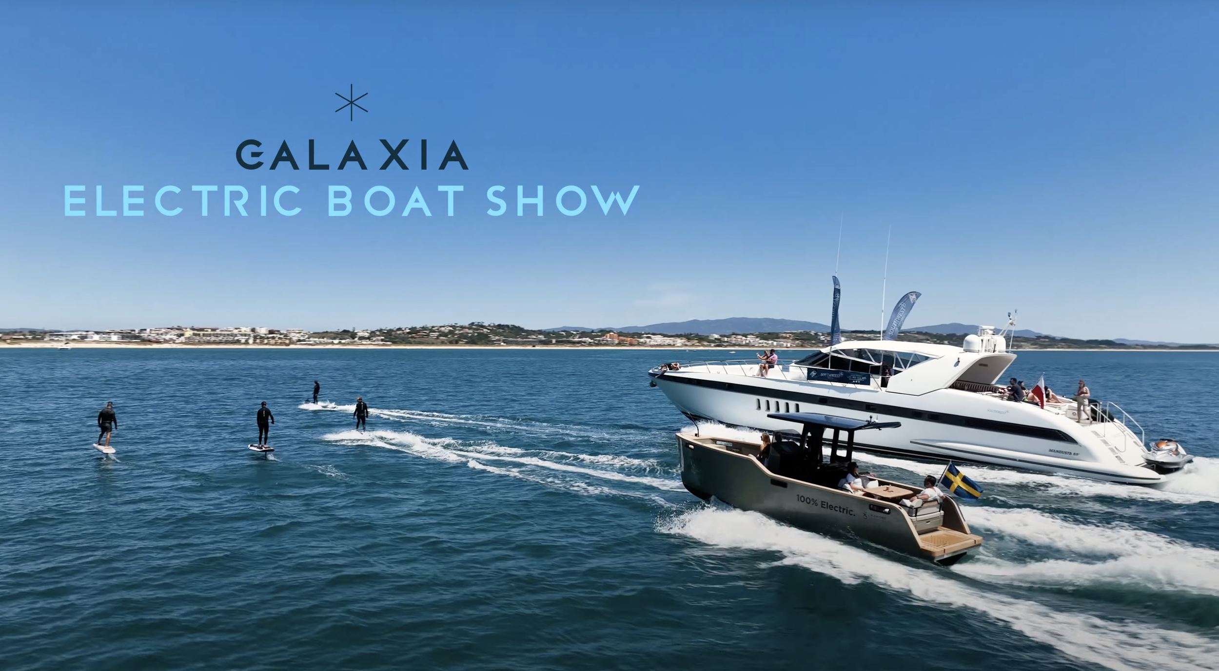 Galaxia electric boat show