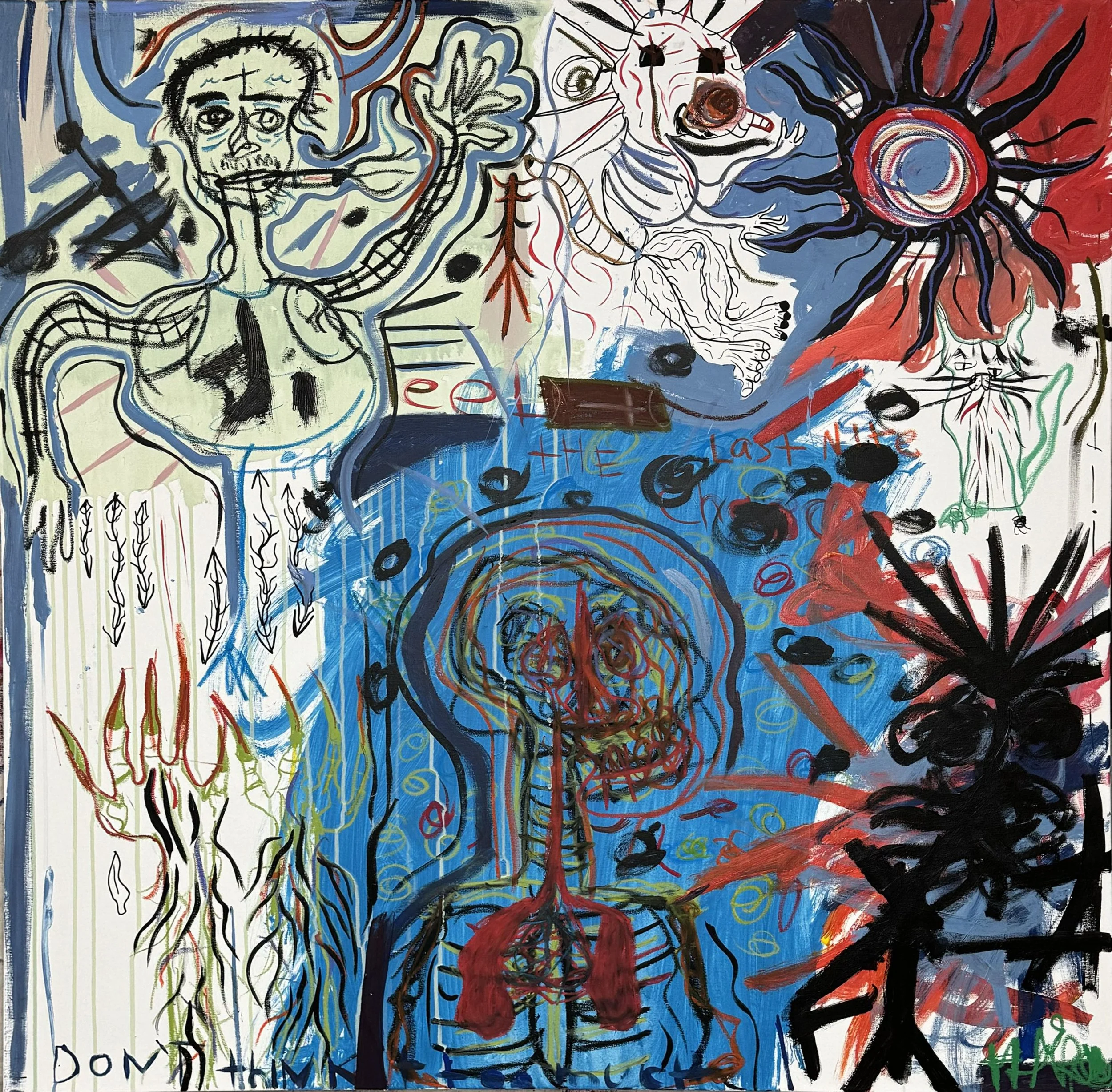 HiroCash_ItsAPaidVacation_2023_AcrylicOilPastelsMarkerOnCanvas_48x48jpg-scaled.jpeg