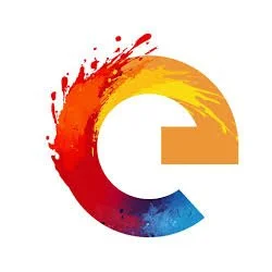 ElDorado Arts and Craft Association logo as a colorful paint splash forming a circular shape with a stylized letter 'E' inside.