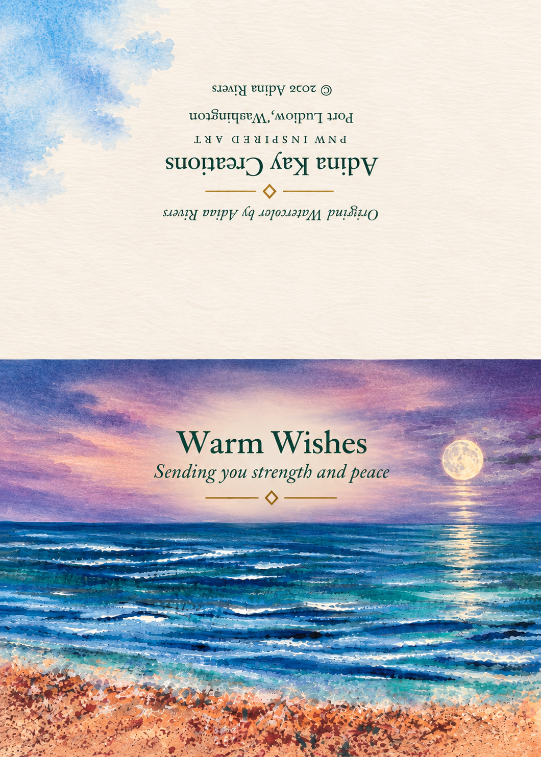 10 Warm Wishes Greeting Card