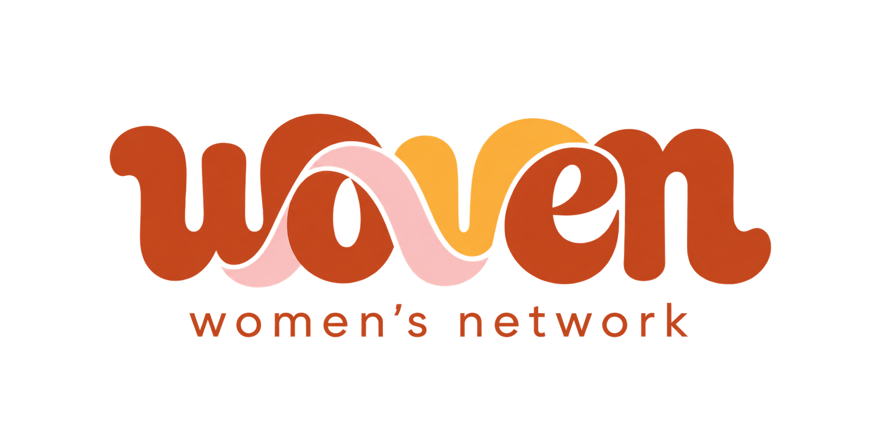 Colorful logo of the women's network with the word 'women' in large orange and pink letters, and 'women's network' written below in smaller red and orange text.