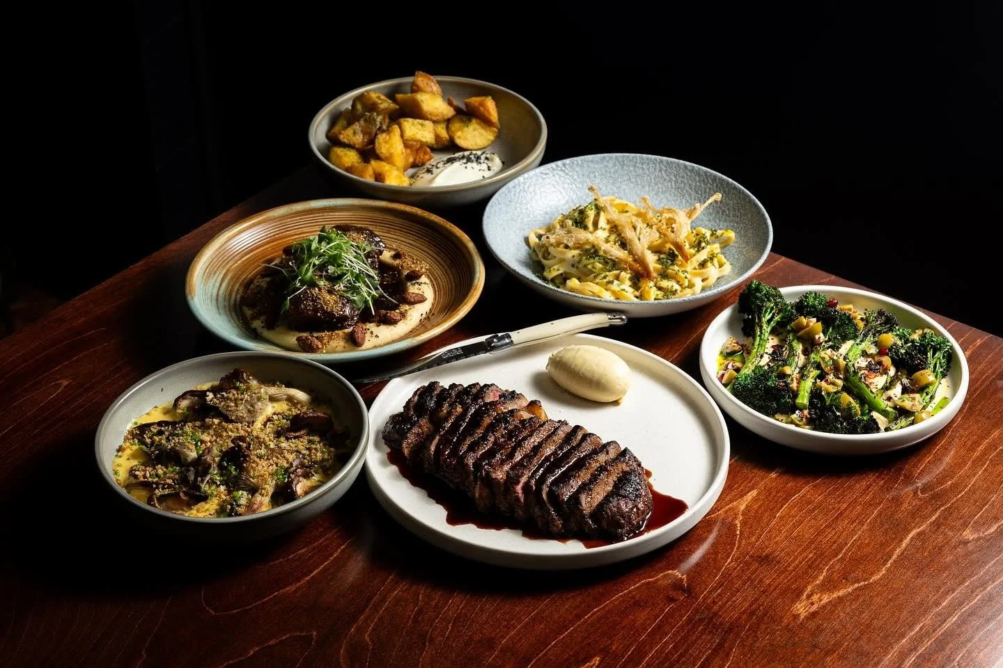 Shared plates during an evening to remember at 5th Street restaurant in Sydenham