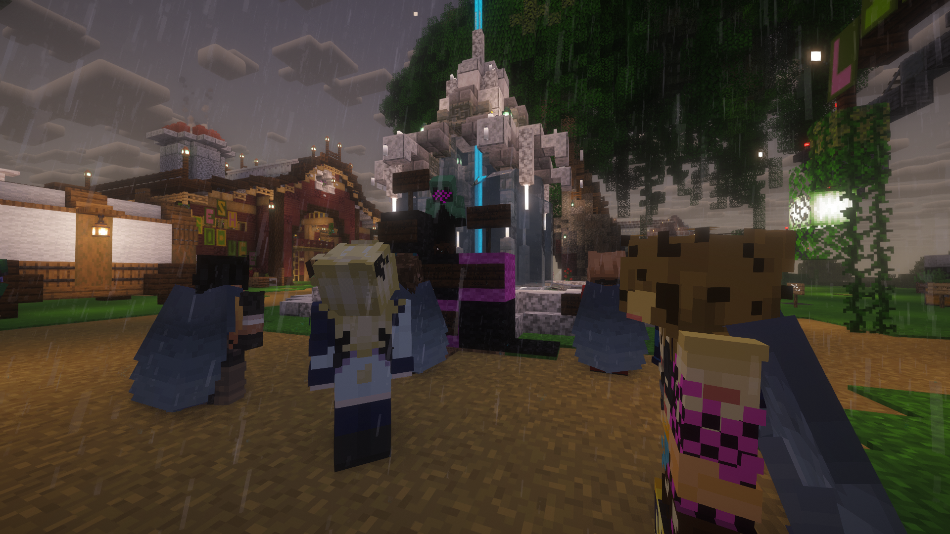 Corruption at the shopping district