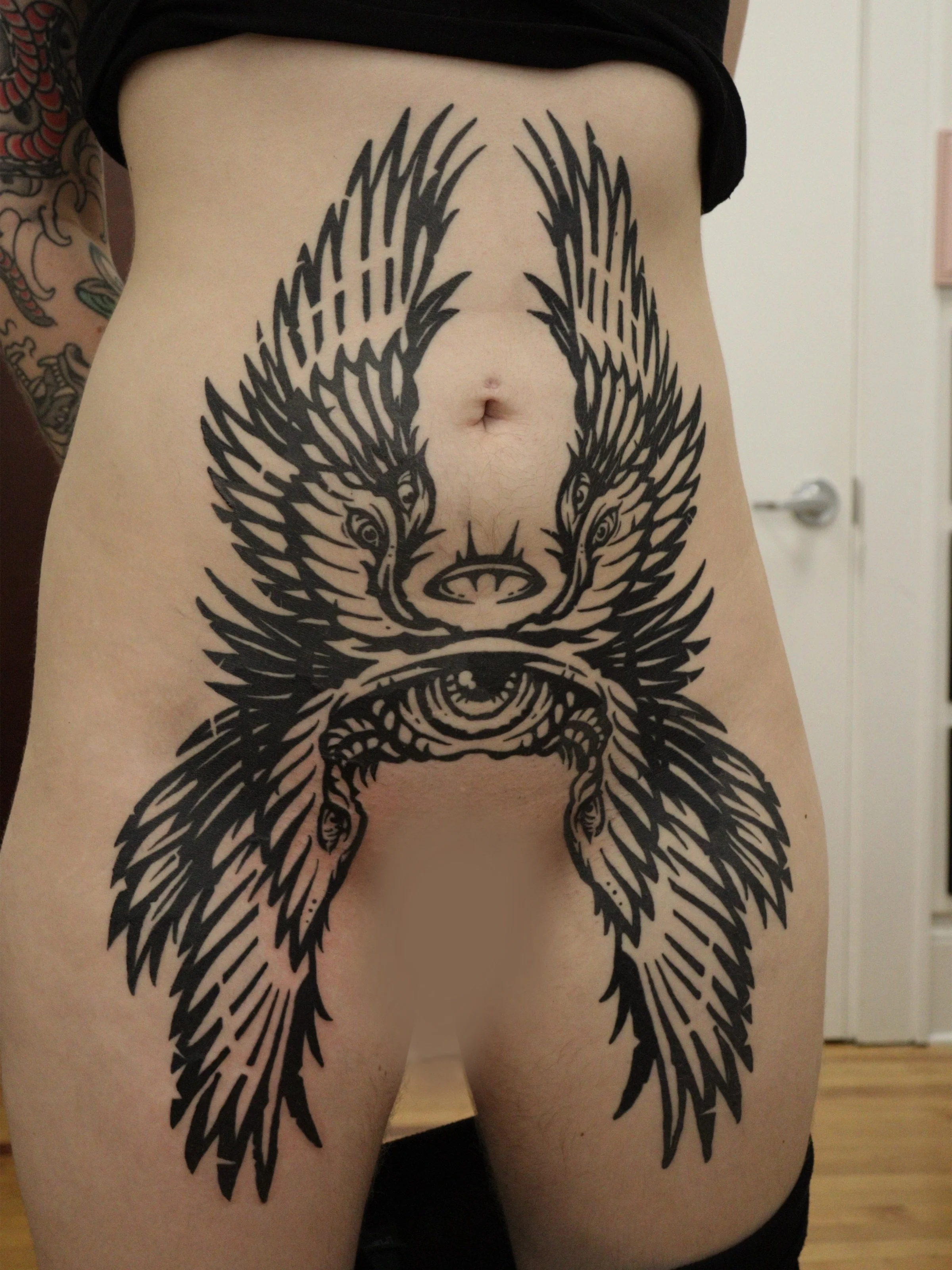 Seraphim. Thank you for the trust, Michael 🙏
.
#tattoo #woodcuttattoo #nctattooers #durhamtattoo #raleightattoo