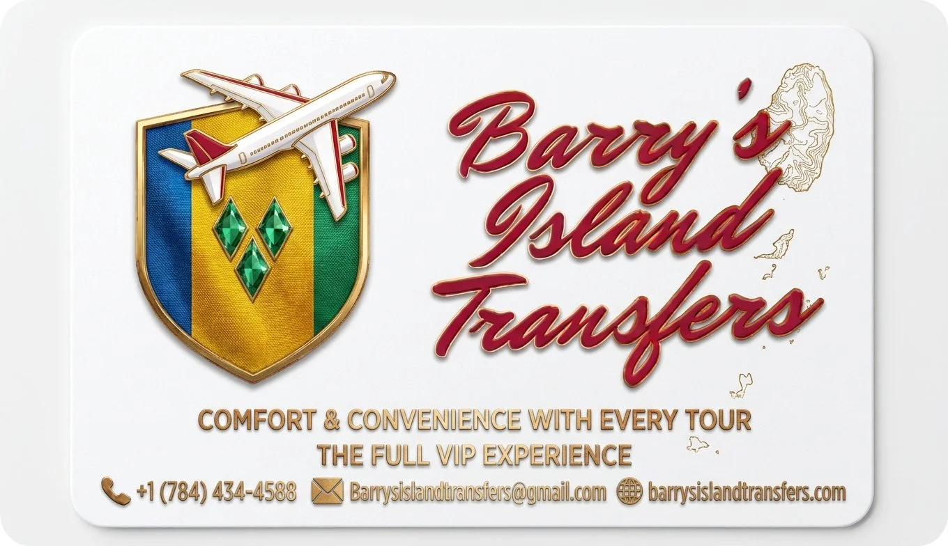 Barry’s Island Transfers &amp; Tours | VIP Airport Transfers &amp; Excursions St. Vincent.