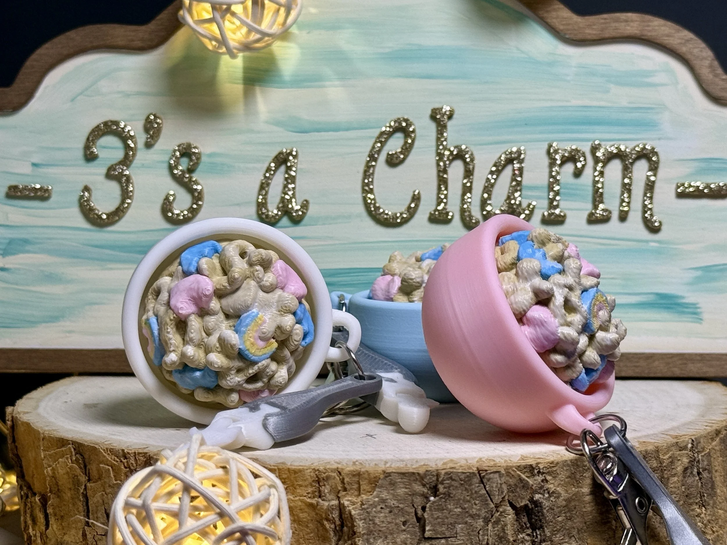 Lucky Charms Cereal Bowl Fidget Clicker