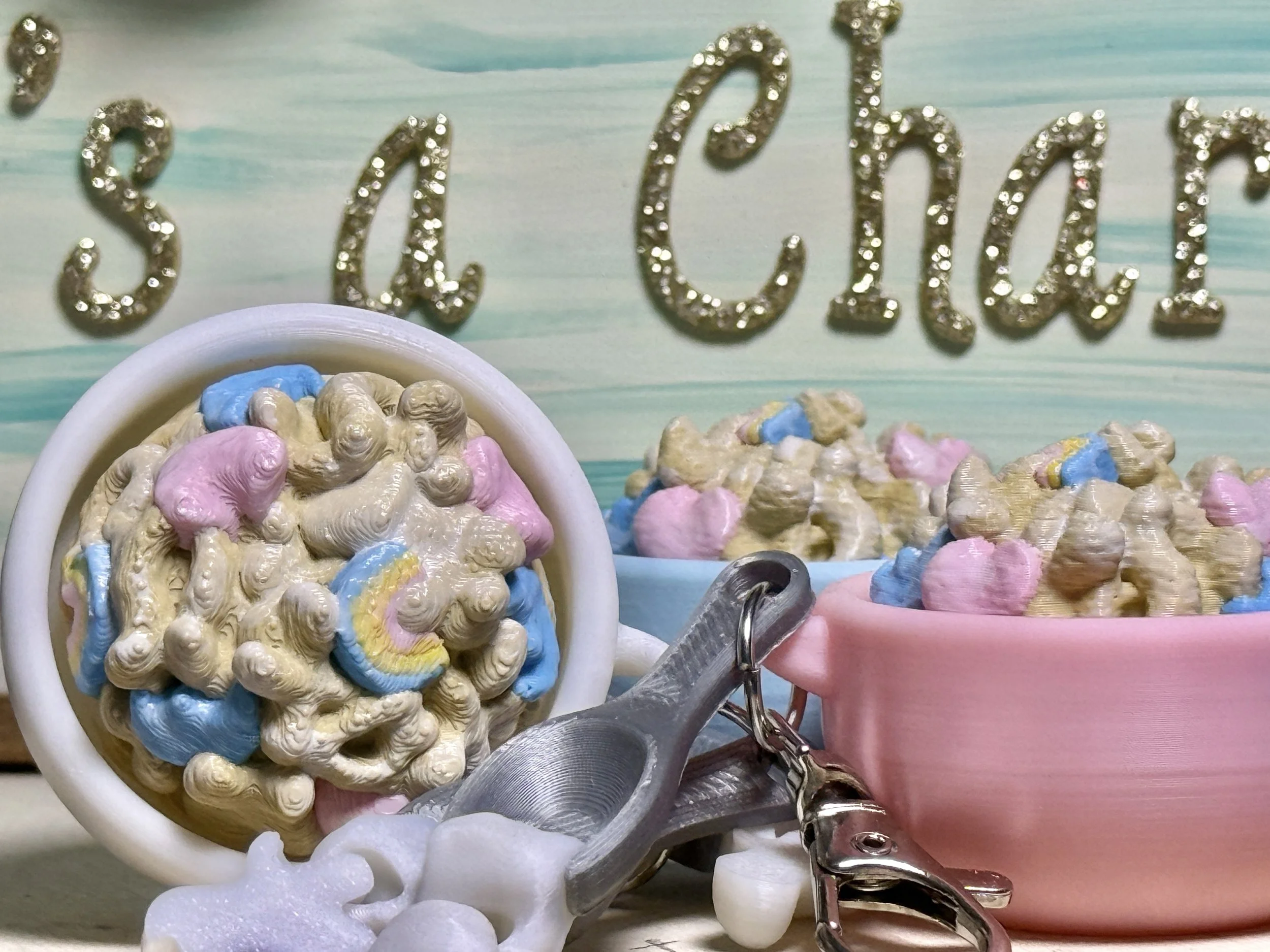 Lucky Charms Cereal Bowl Fidget Clicker