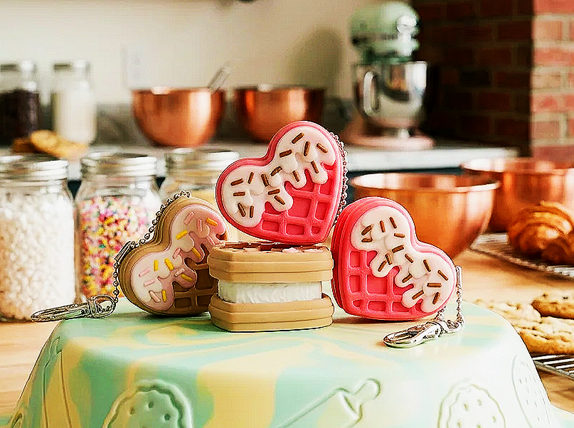 Heart Waffle with Frosting Fidget Clicker
