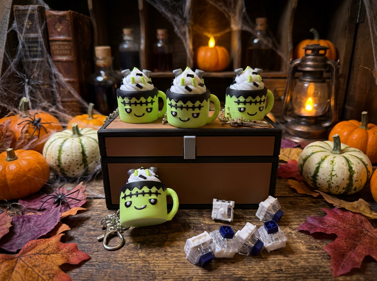 Frankenstein Hot Cocoa Fidget Clicker