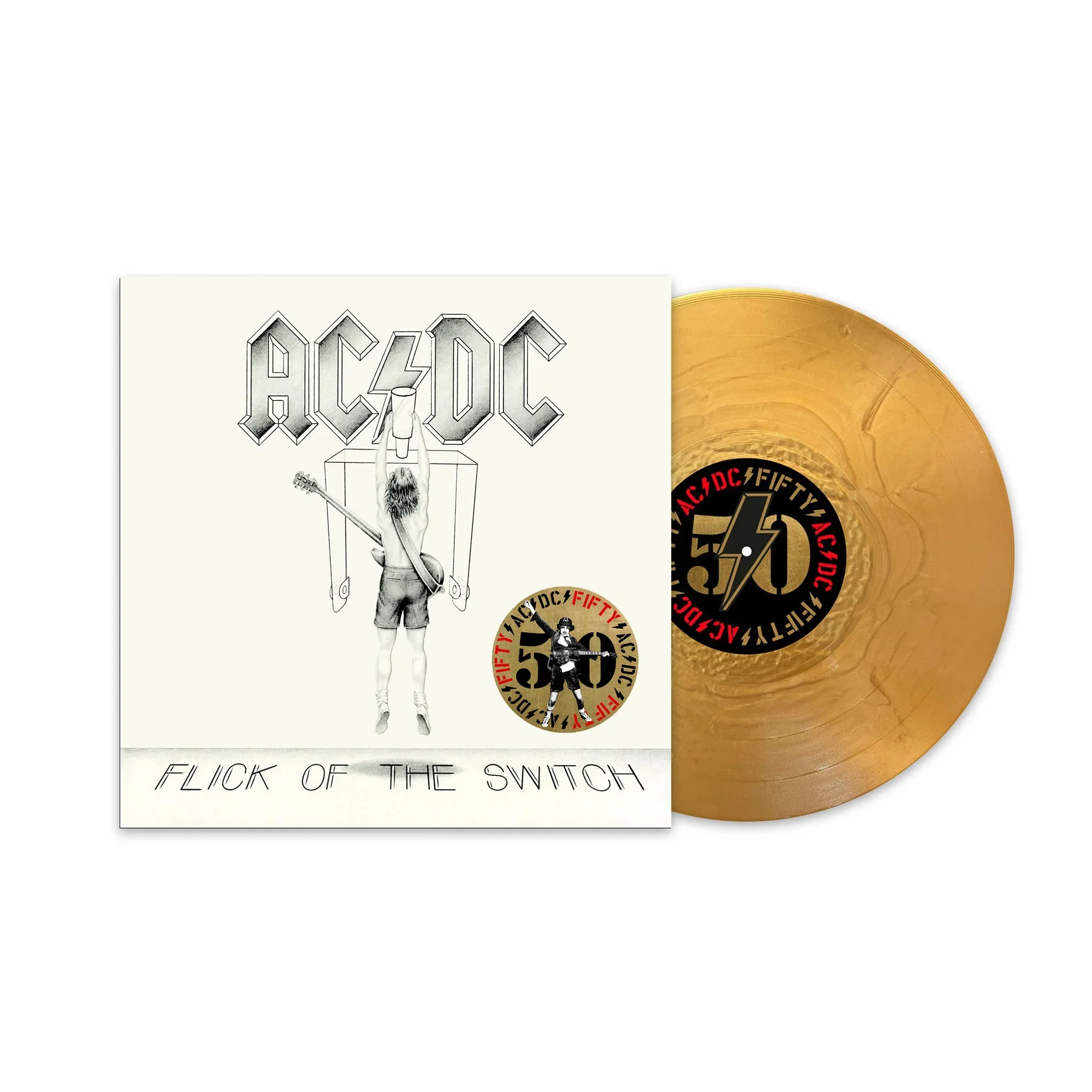 AC/DC - Flick of the Switch LP (50th Anni Gold Vinyl)