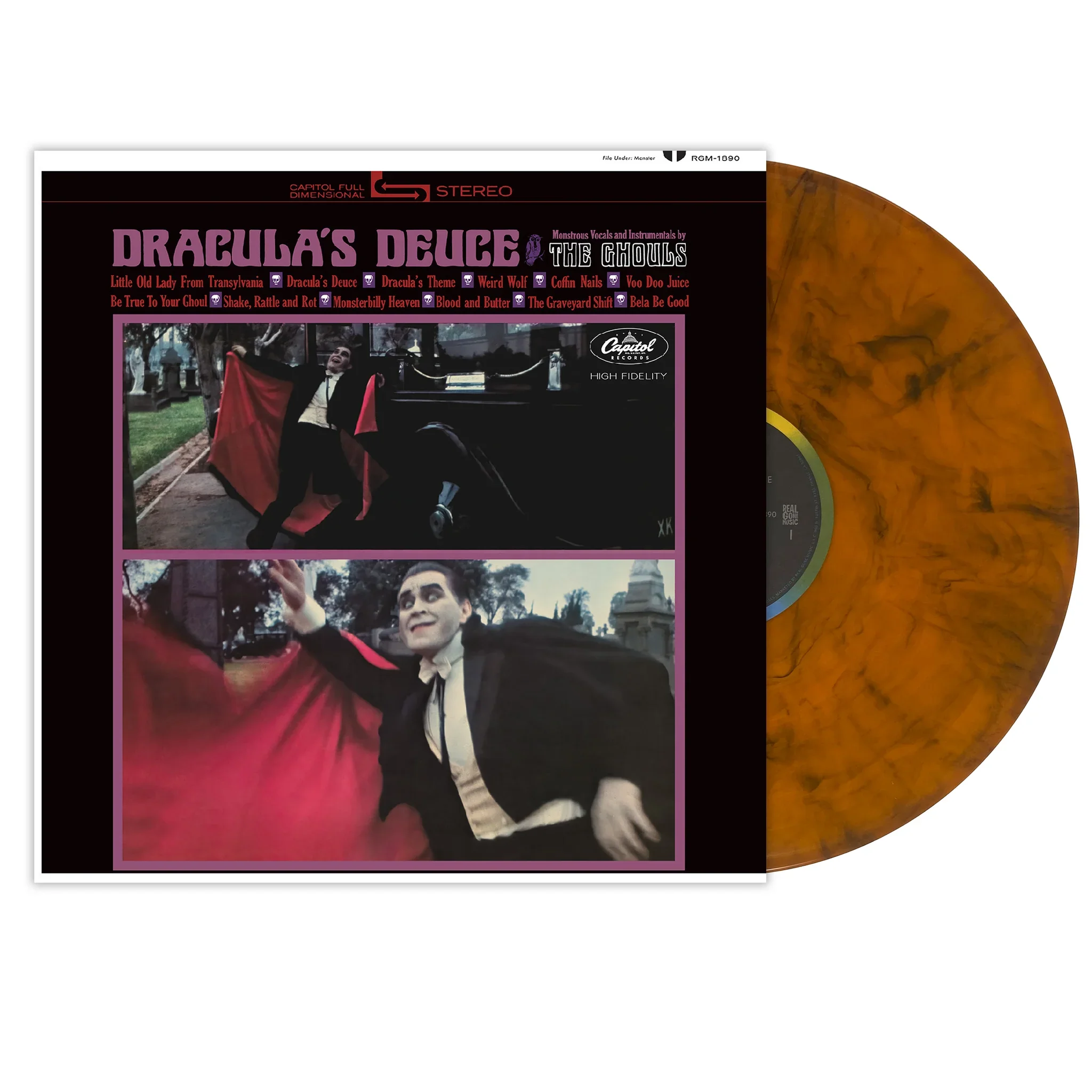 The Ghouls - Dracula's Deuce LP (Orange "Pumpkin Burnout" Smoke Vinyl)