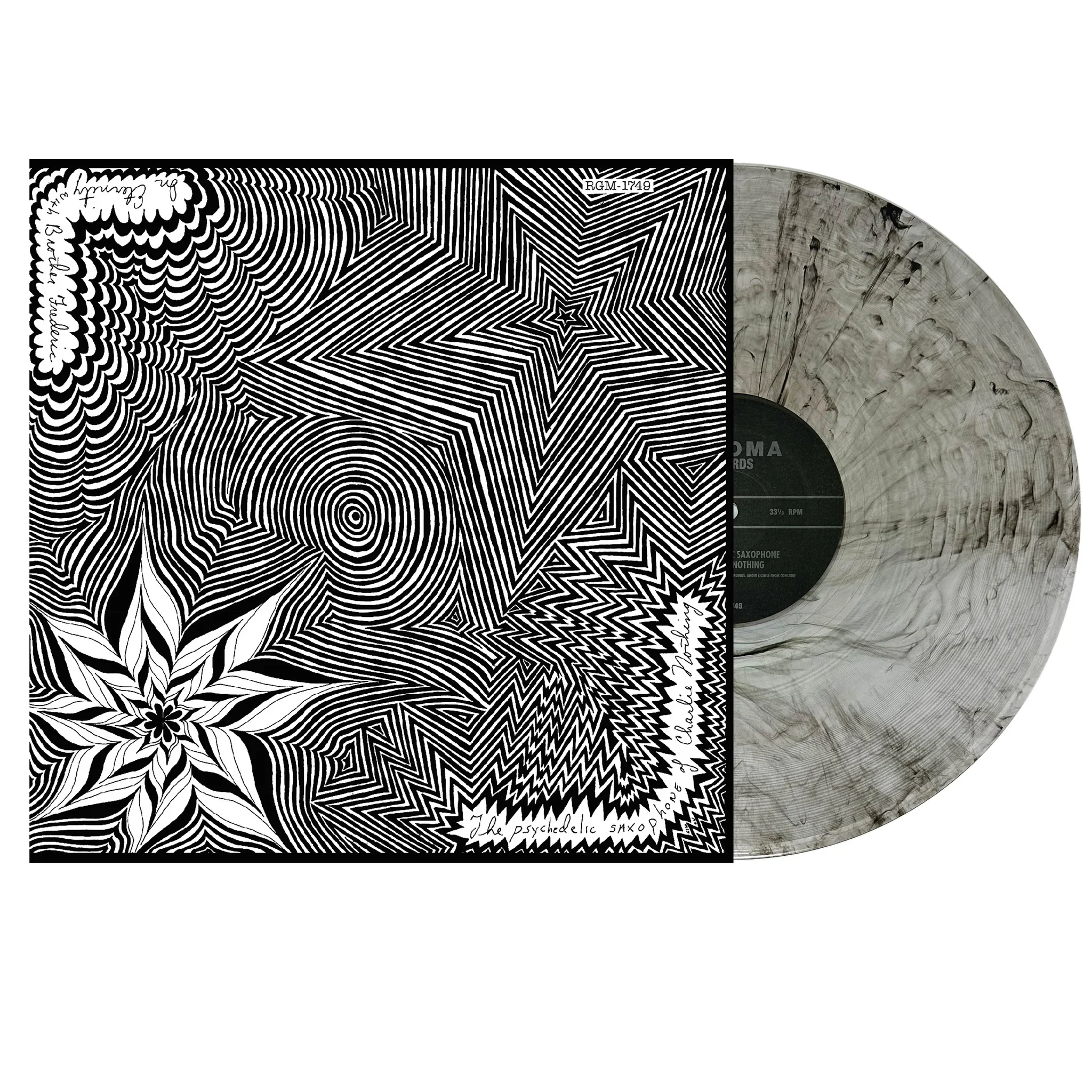 Charlie Nothing - The Psychedelic Saxophone LP (Limited Edition Clear w/ Black Swirl Web Ex. Only 100 Copies)