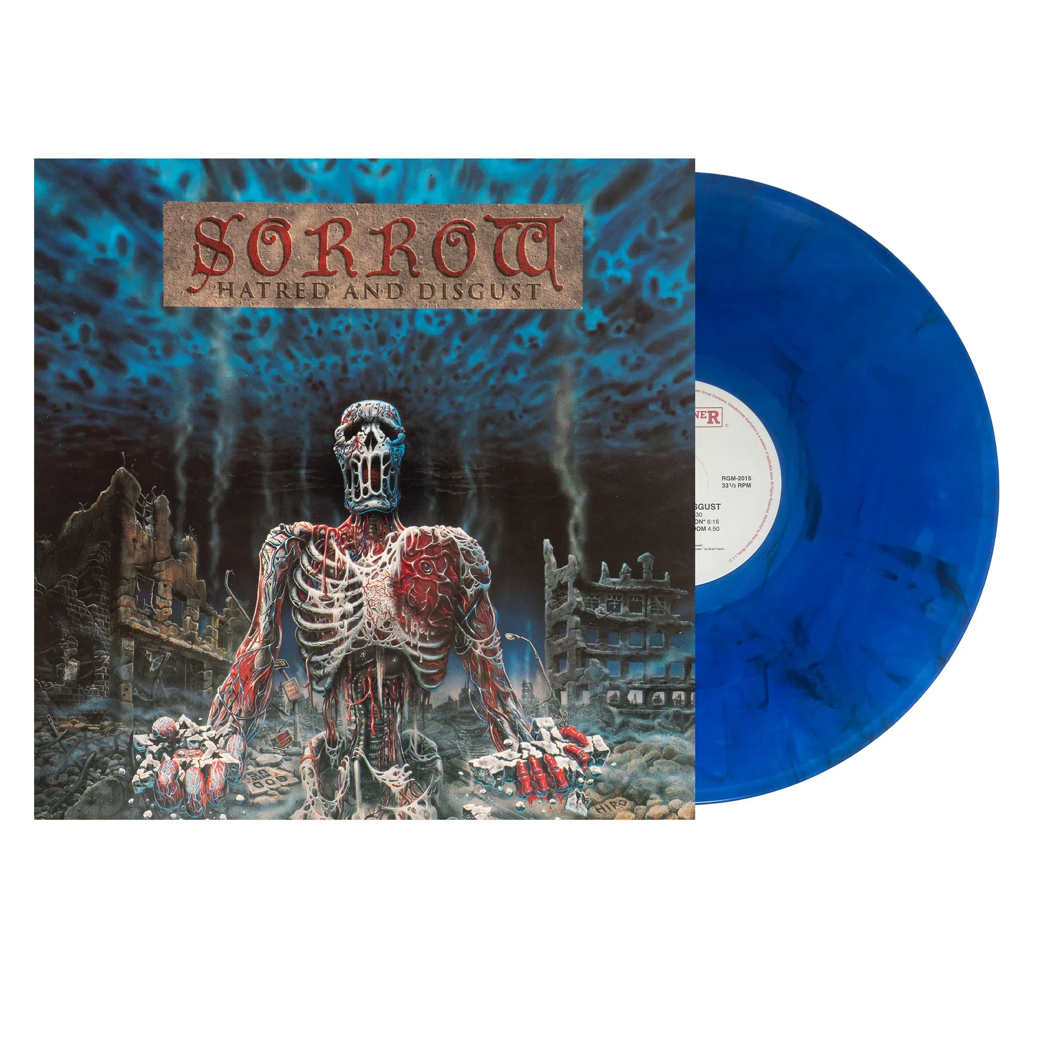 Sorrow - Hatred and Disgust LP (Remastered Blue Smoke Vinyl Limited to 1000 Copies)