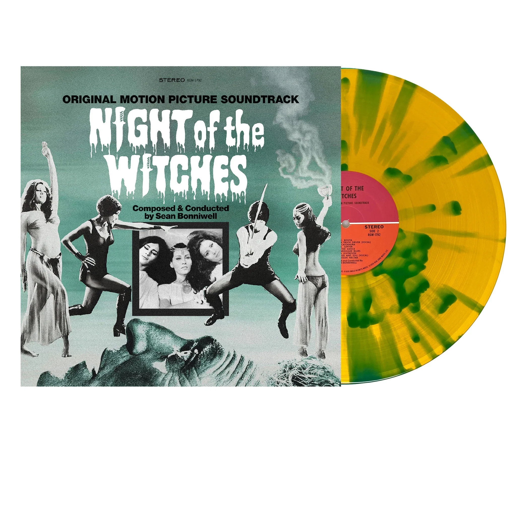 Night of the Witches LP - Original Motion Picture Soundtrack (Limited Edition Orange w/ Green Splatter WEBX Only 100 Copies)