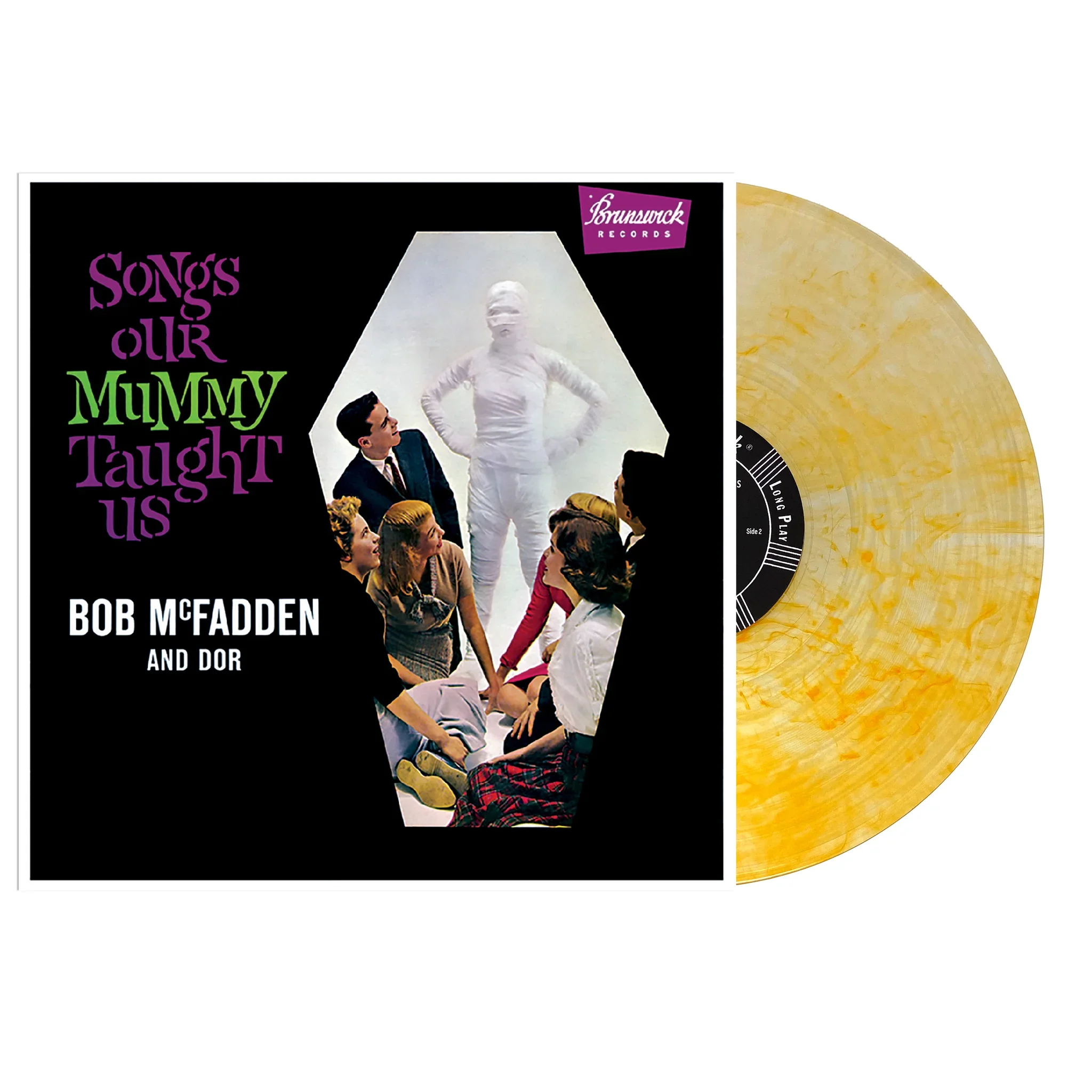 Bob McFadden and Dor - Songs our Mummy Taught Us LP (Limited Edition Clear w/ Orange Swirl only 750 Copies)