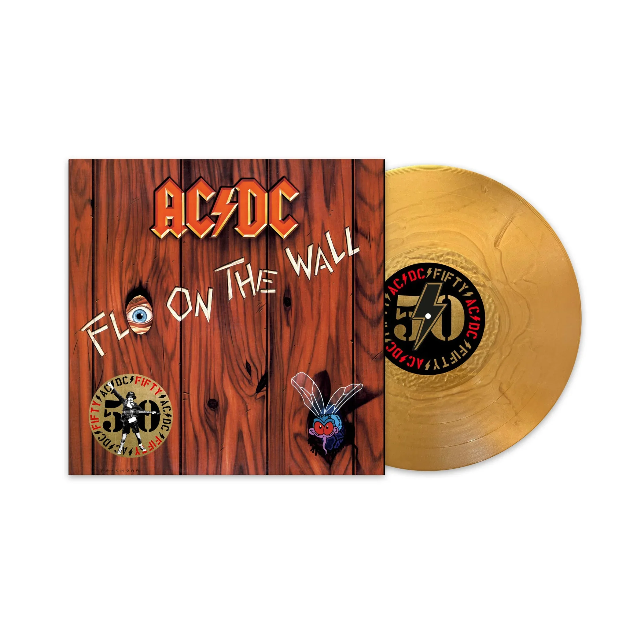 AC/DC - Fly on the Wall LP (50th Anni Gold Vinyl)
