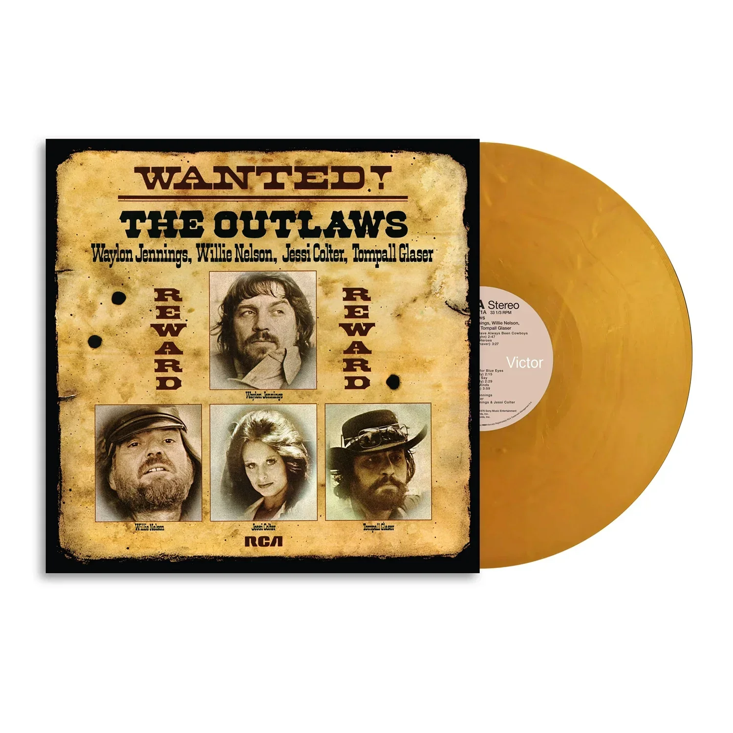 WANTED! The Outlaws LP (50th Anniversary Gold Vinyl)