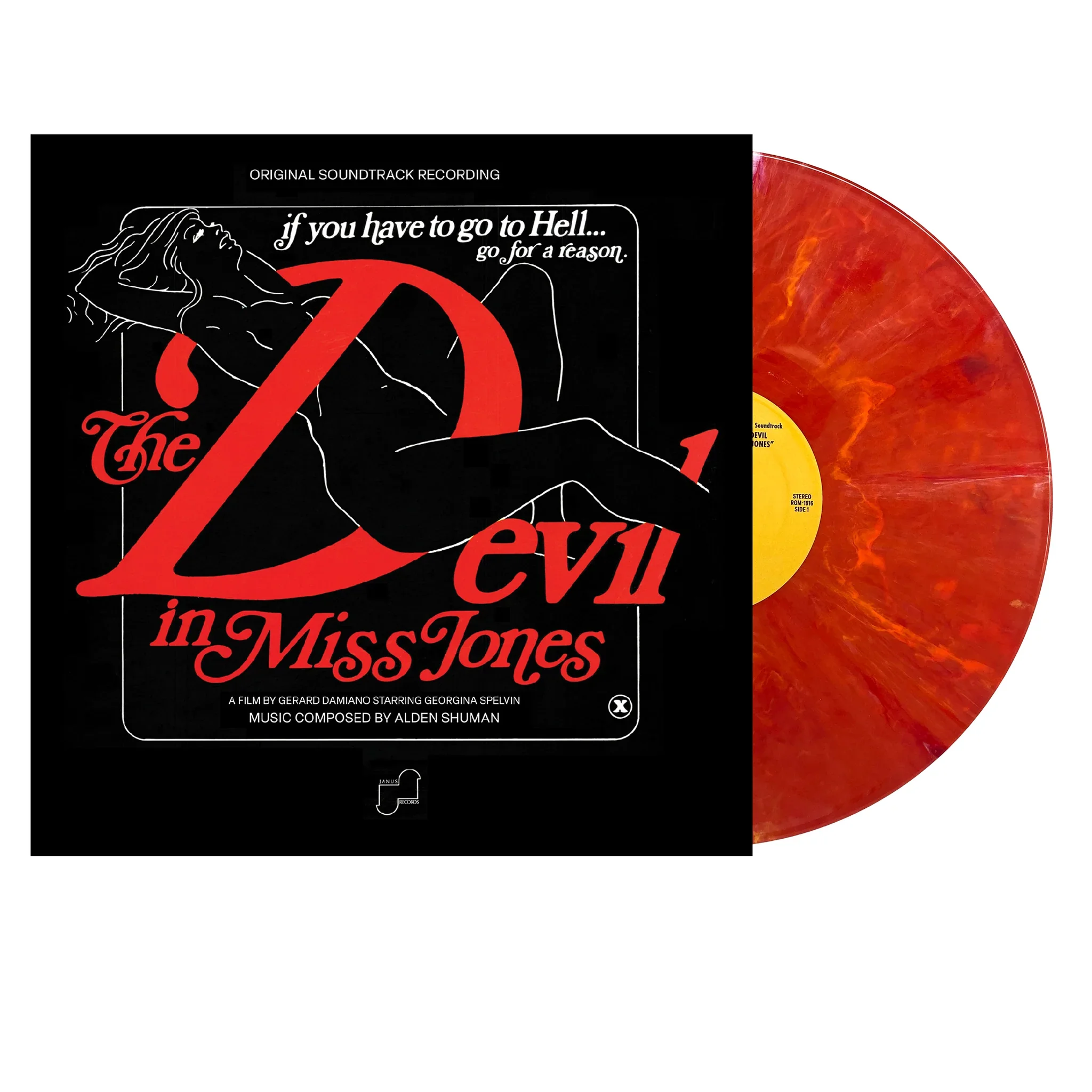 The Devil in Miss Jones - Original Soundtrack Recording LP (Limited Edition Hellfire Coloured Vinyl Only 900 Copies)