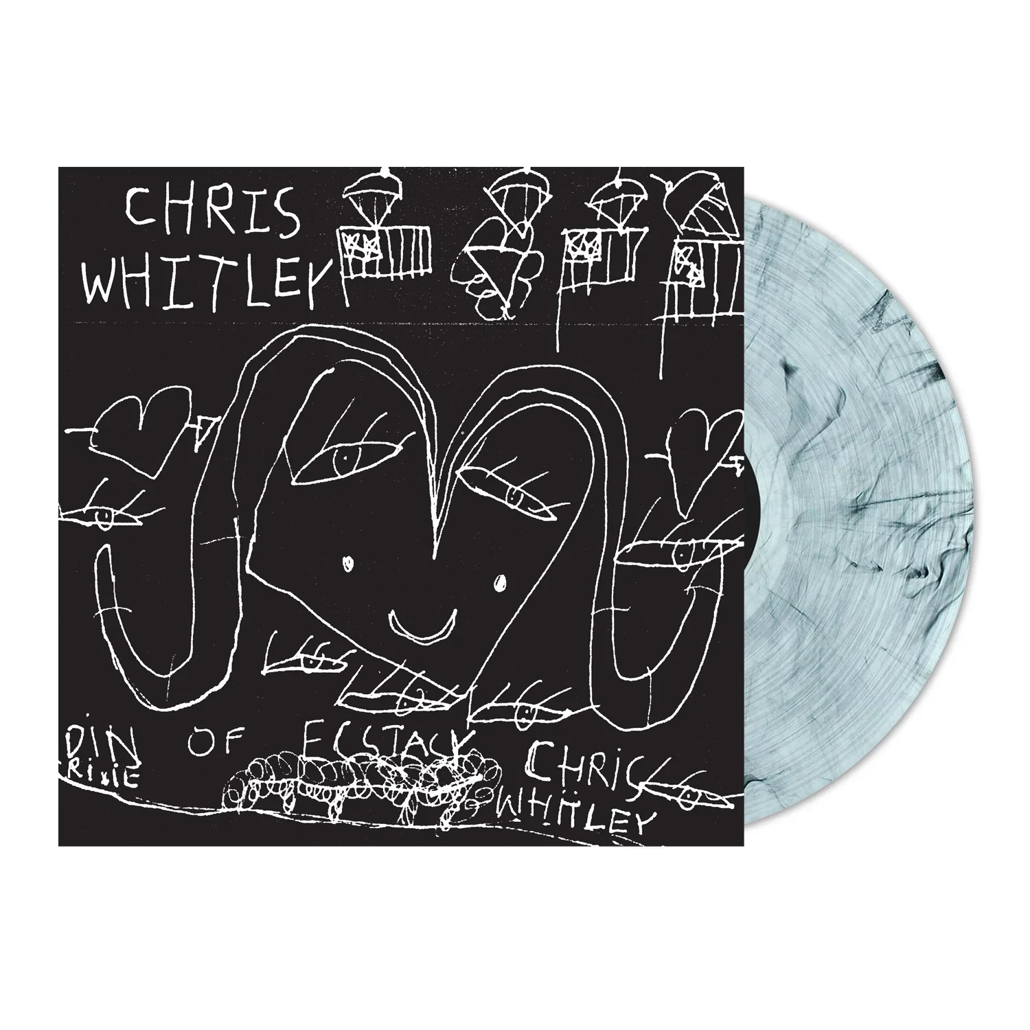Chris Whitley - Din of Ecstasy LP (Clear w/ Black Swirl Vinyl)