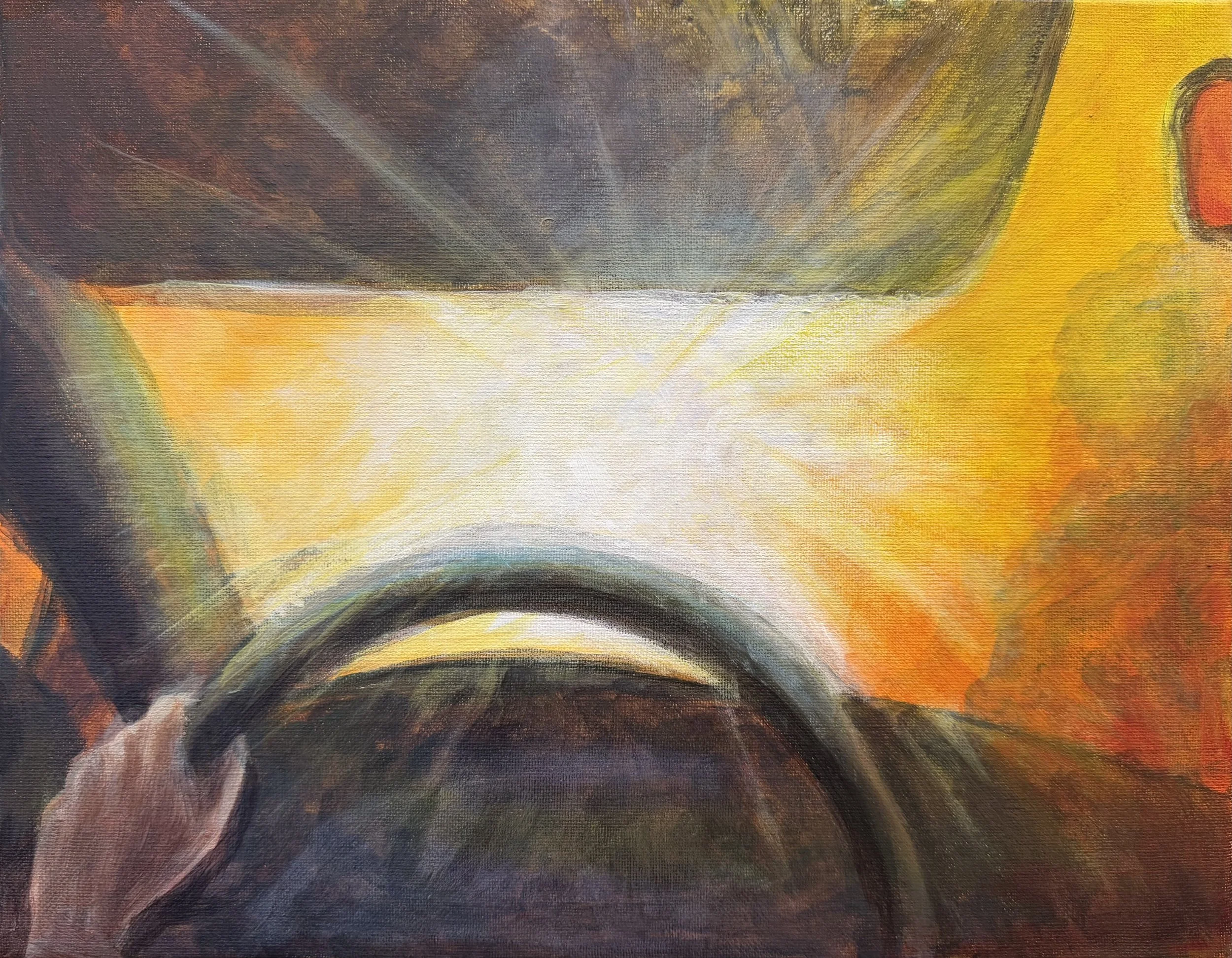 Not low enough, 11 x 14 in, acrylic on canvas, 2026
