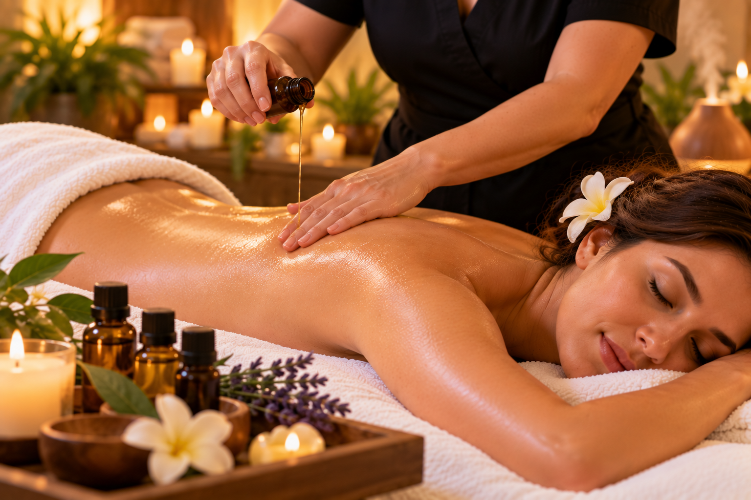 CBD oil Massage