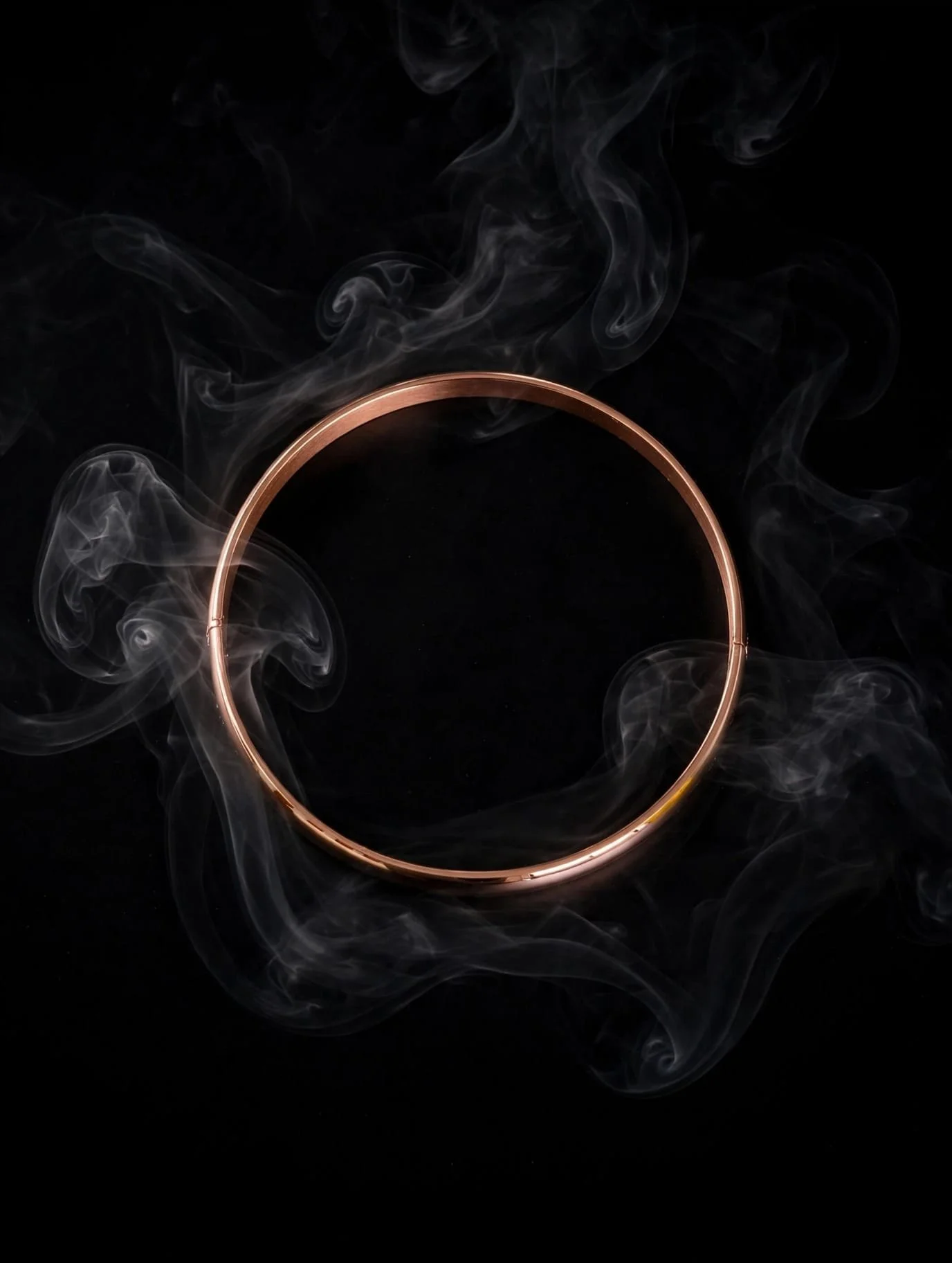 Rose Gold Halo Bangle