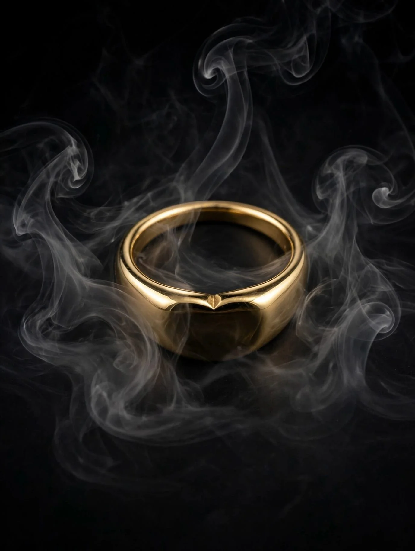Ethereal Gold Heart Ring