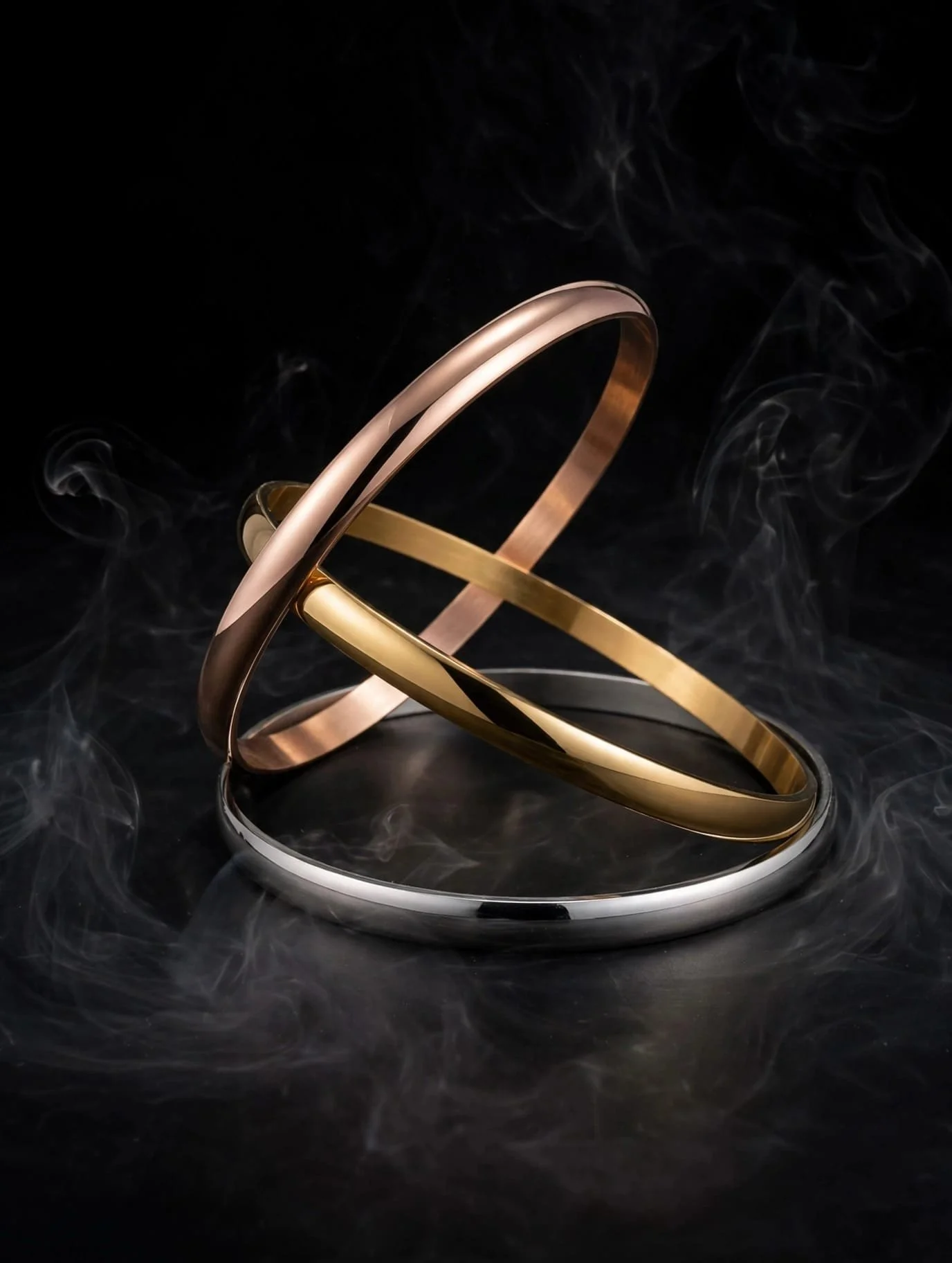 Trio Harmony Bangle Set