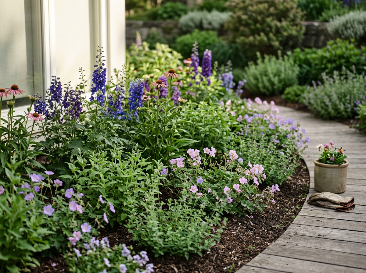 Three-Season Perennial Color Plan