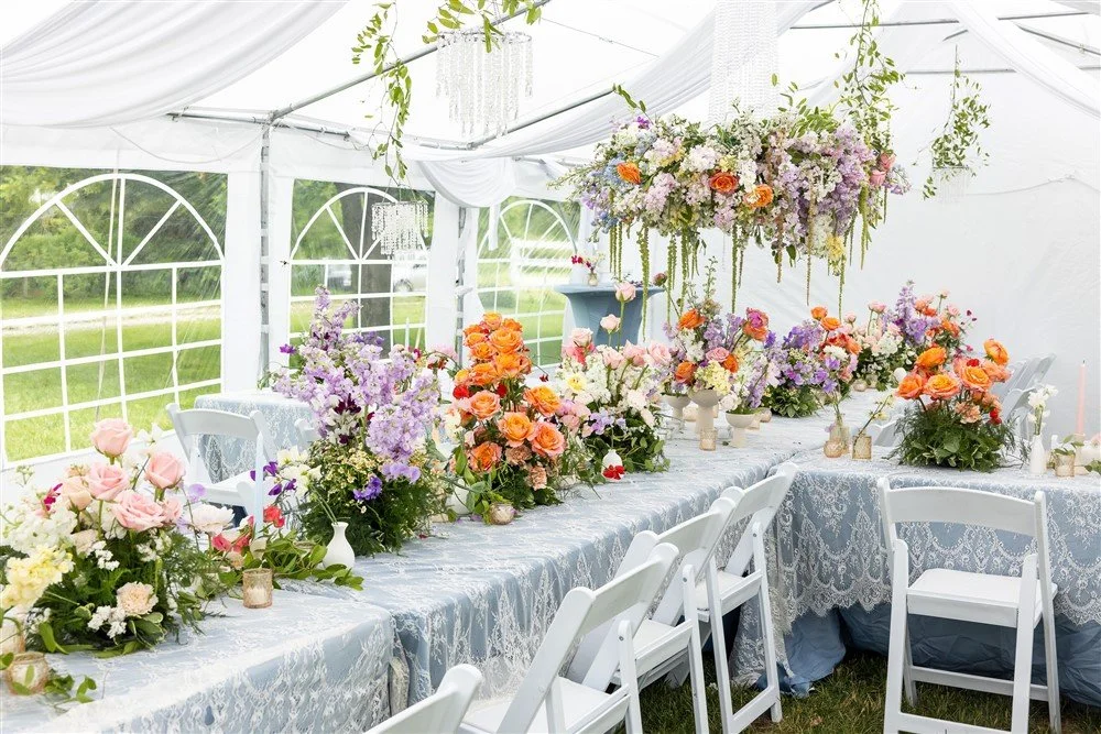 Green Toile Tablecloth