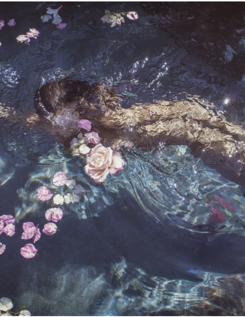 Unseen explores water as a luminous space of reflection and quiet transformation. Infused with symbolism of the rose, it alludes to the subtle unfolding of what lies beneath. Through a painterly blend of water and florals, it creates a dreamlike atmo