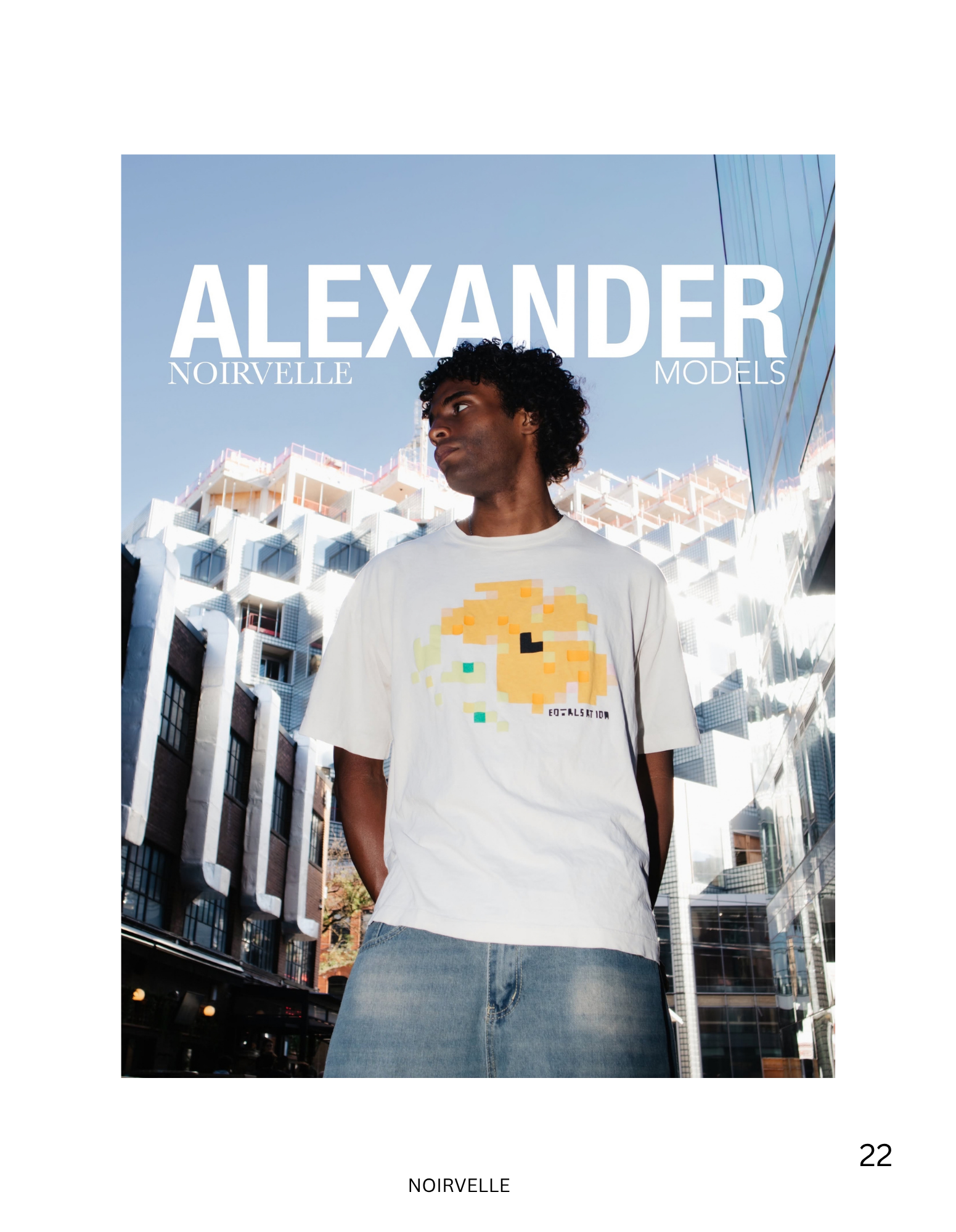 Urban fashion editorial with male model – Noirvellel
