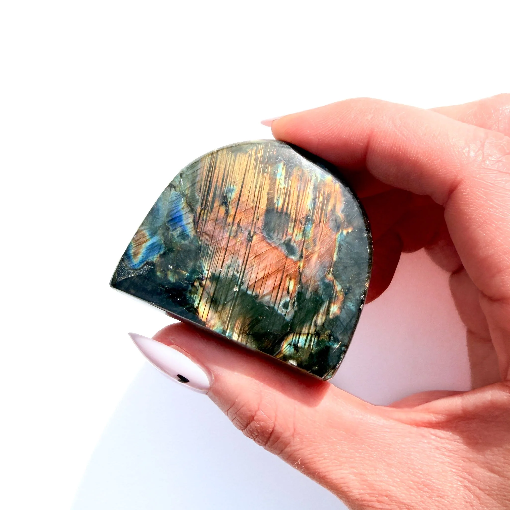 Flashy Labradorite Crystal Freeform